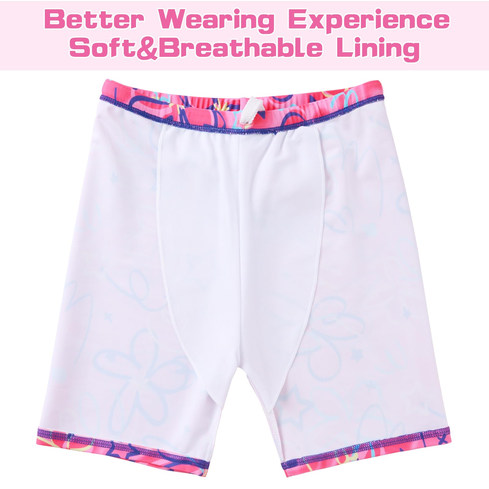 Mädchen Badeanzug Kinder Zweiteiliger Kurzarm Badeanzug UPF 50+ UV Rash Guard Set