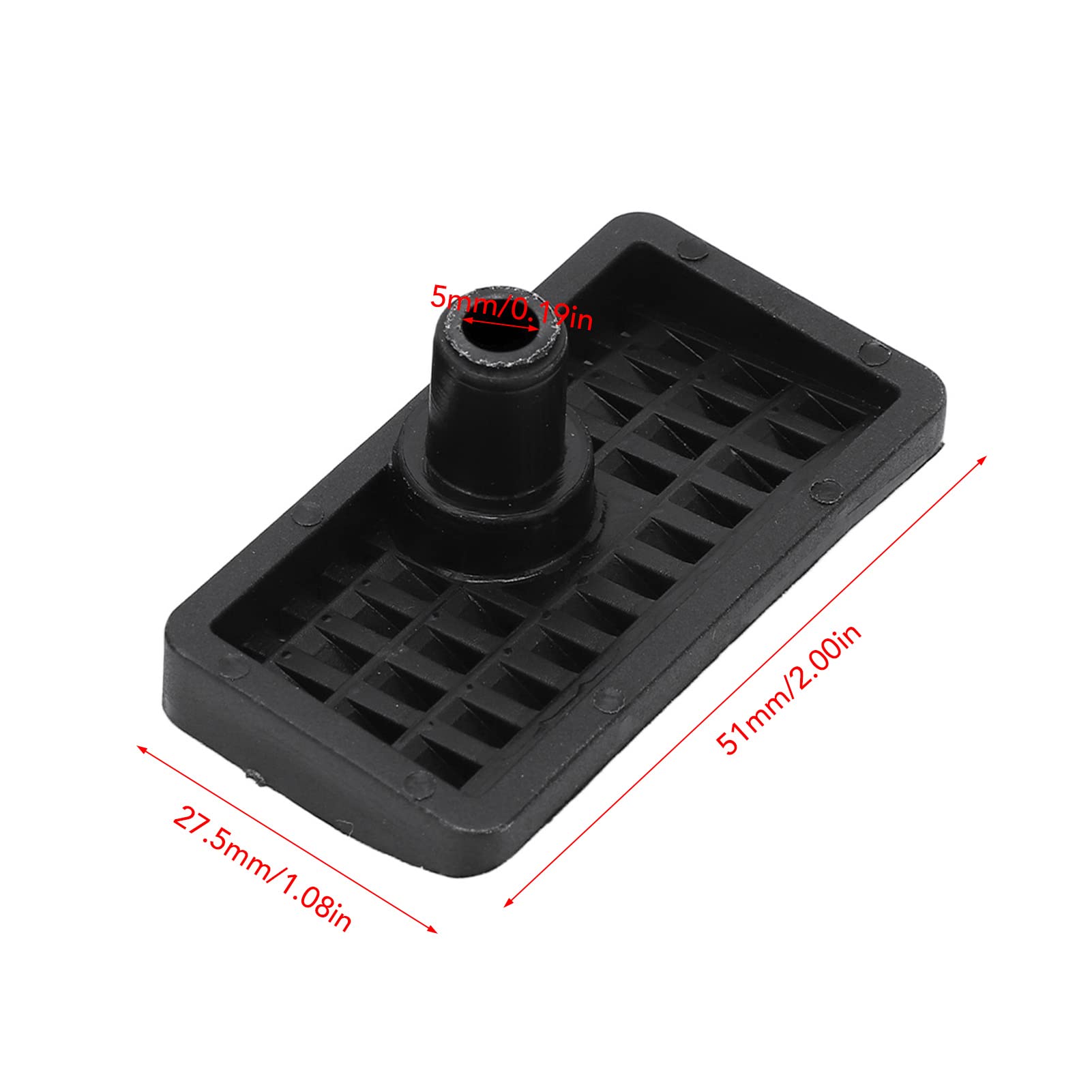 Aramox Coppia Coperchi Ingresso Acqua per Motore Fuoribordo Marino, Sostituzione per Hidea Parsun 6H1, Nylon, 6H1-45214-00