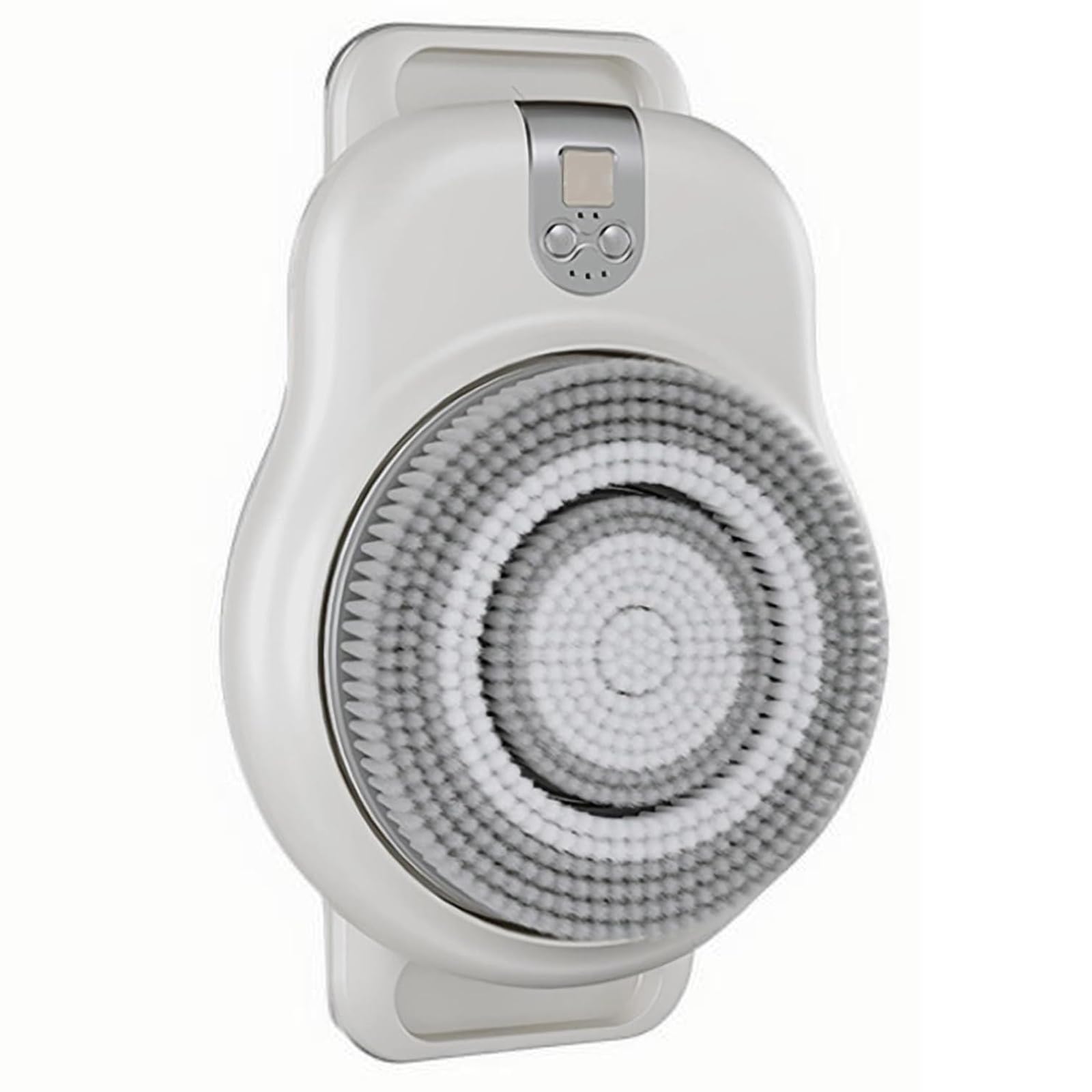 Elektryczna szczotka do kąpieli pod prysznicem, automatyczne obracanie o 360°, duża główka szczotki 18 cm, 2 prędkości, do złuszczania, głębokiego czyszczenia i masowania.