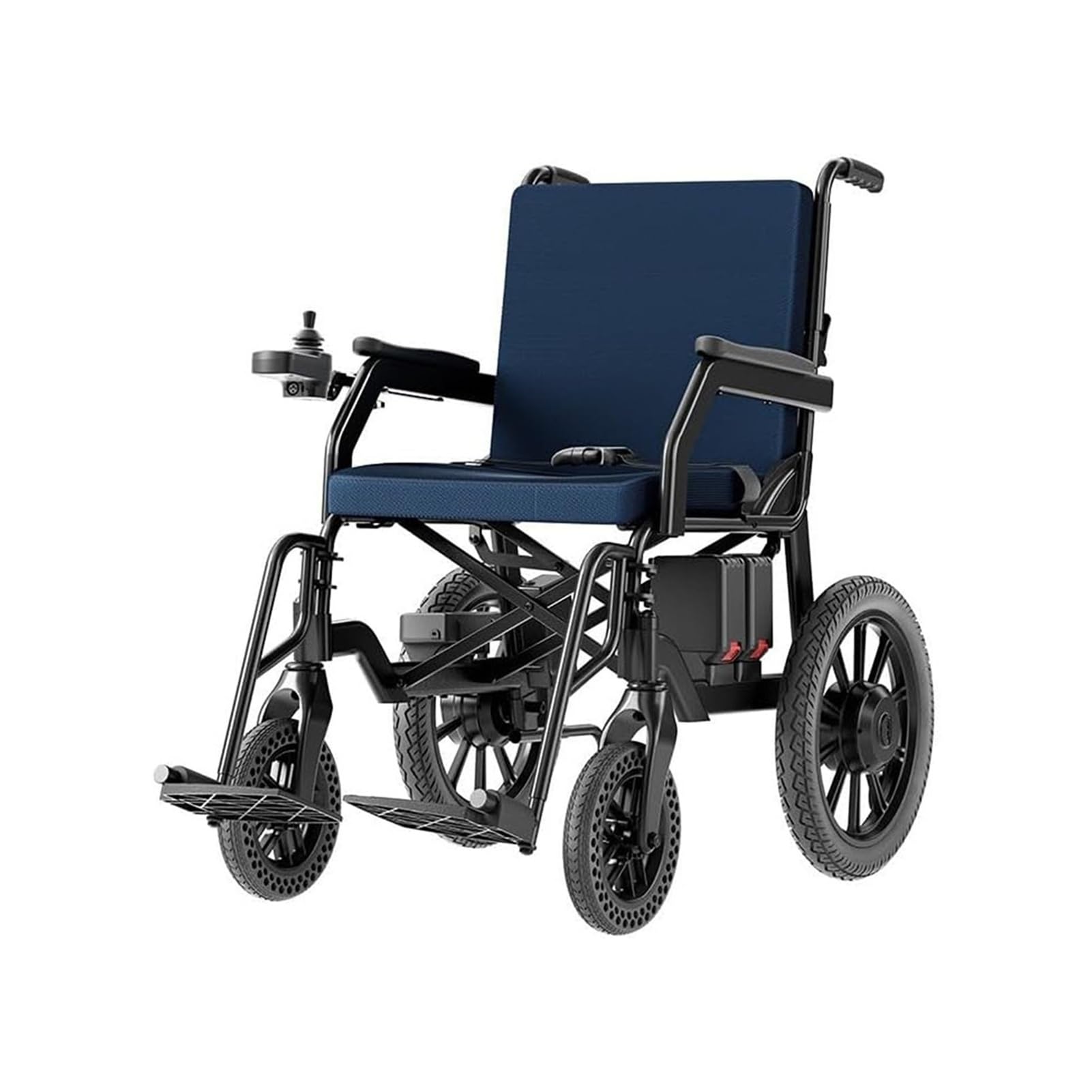 Sillas Ruedas Eléctricas Ultraligeras Adultos, Motorizada Plegable 22 Kg Personas Mayores, Todoterreno Con Motores Sin Escobillas, Batería Desmontable, Capacidad 150 Kg