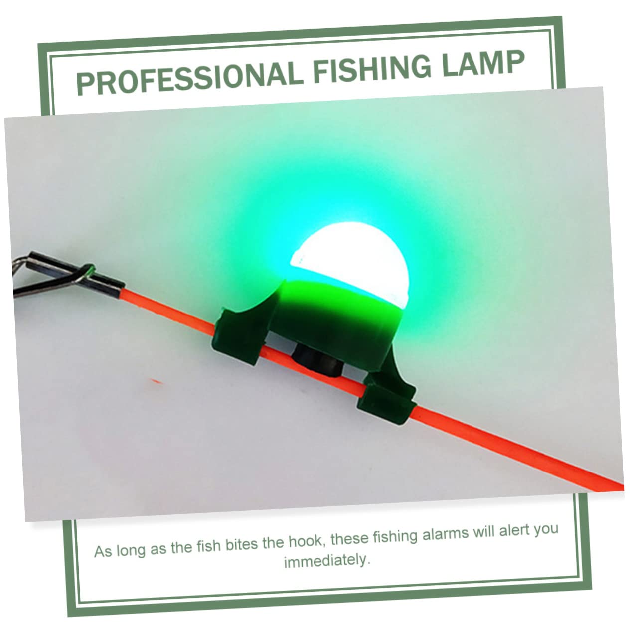YARNOW 15 Set luci da Pesca notturne Kit da Pesca Luce da Pesca a LED Lampada Allarme elettronico Lampada da Pesca Professionale lampade di Allarme per la Pesca Maggiore Spia Luminosa