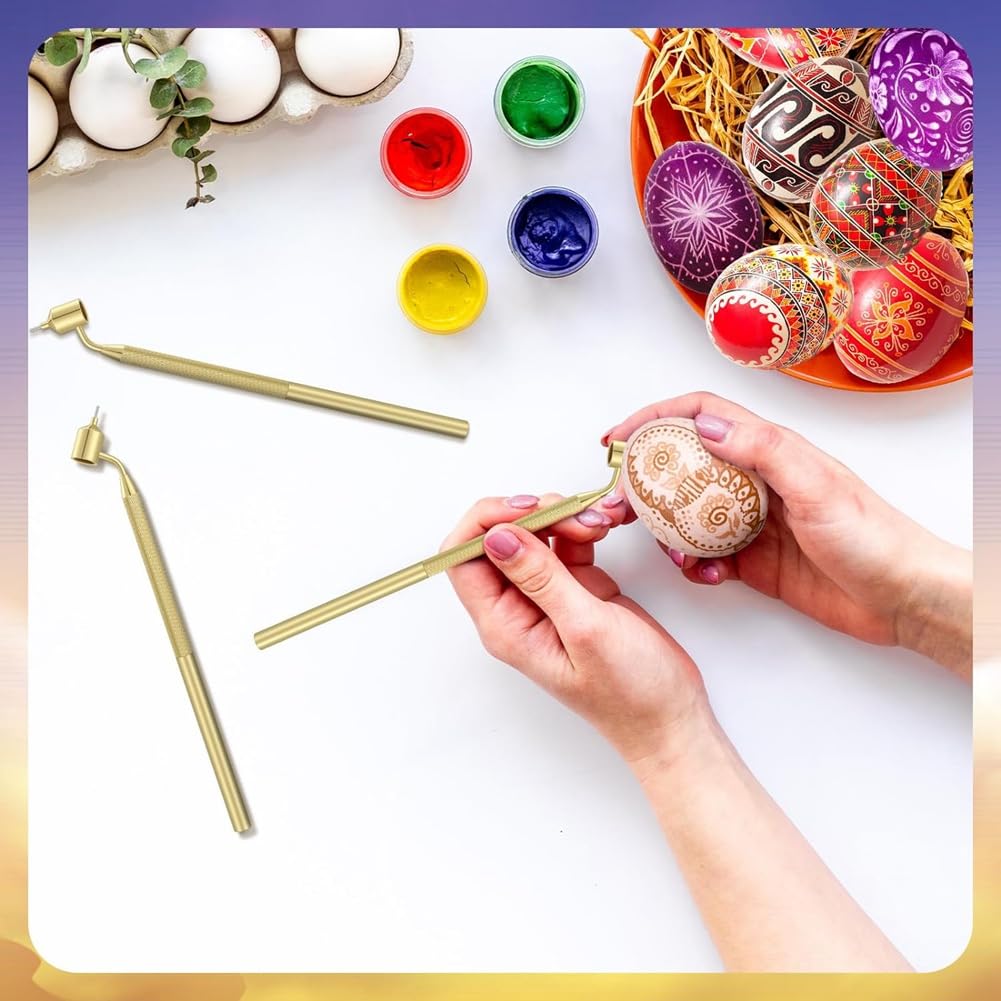 Set mit 3 Heißwachs-Zeichenstiften für Dekorative Kunst für Ostereier, Pysanky-Zubehör