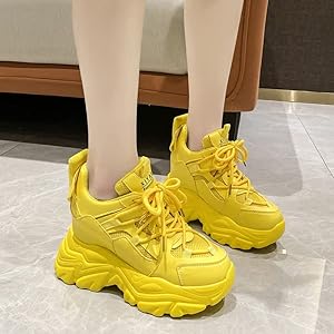 YELLO ポインテッド Lサイズ 新品未使用レースアップパンプススニーカー風 ポインテッドトゥレースアップスニーカーミュール ／ pointed