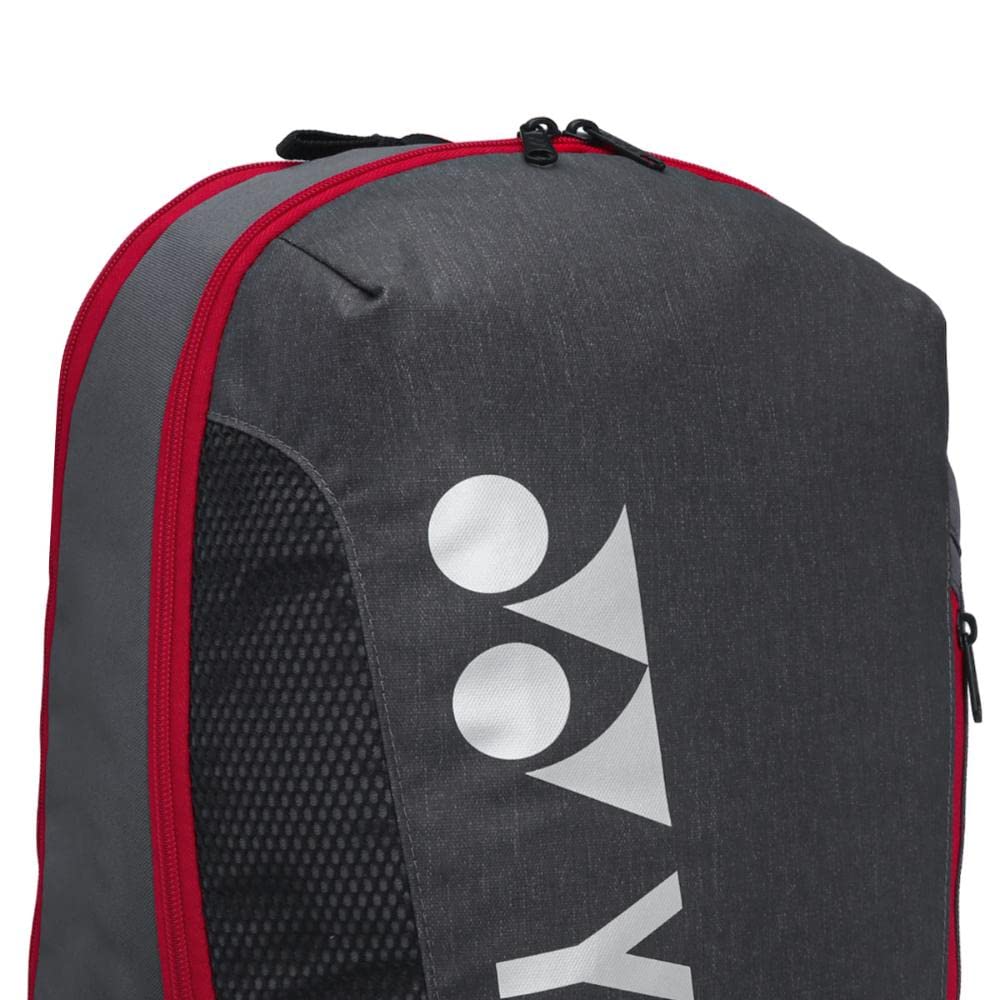 Yonex Team Backpack S Badminton Squash Tennis Grey/Red