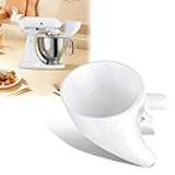 Flour Funnel Attachment for KitchenAid Mixer, Anti-Splash No-Mess Pour Tool, Fits 4.5-5 Qt Tilt-Head Models, Dishwasher Safe Baking Accessory (1 Pcs)