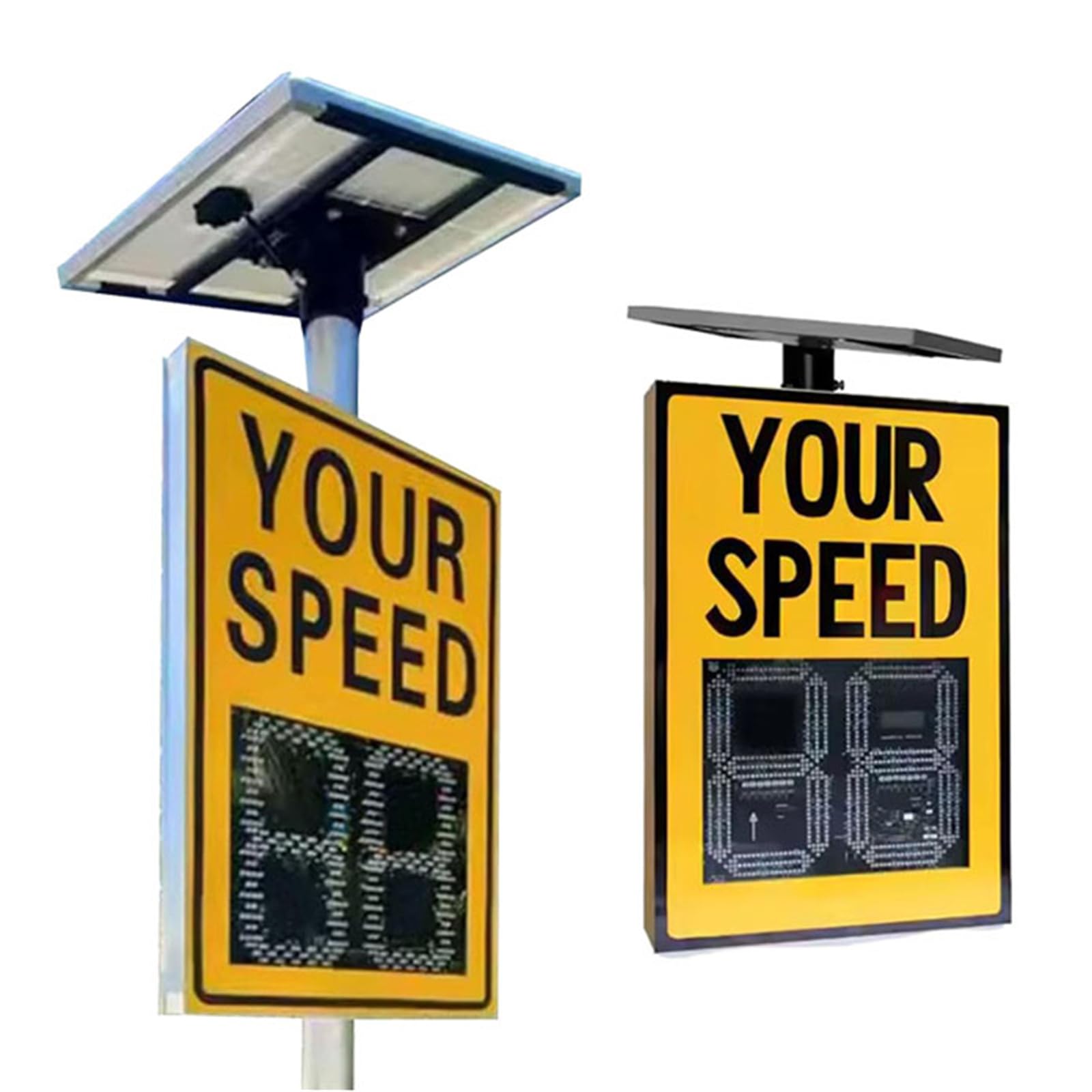 Amazon.com: FOGVG Speed Limit Sign, Aluminum Solar Powered