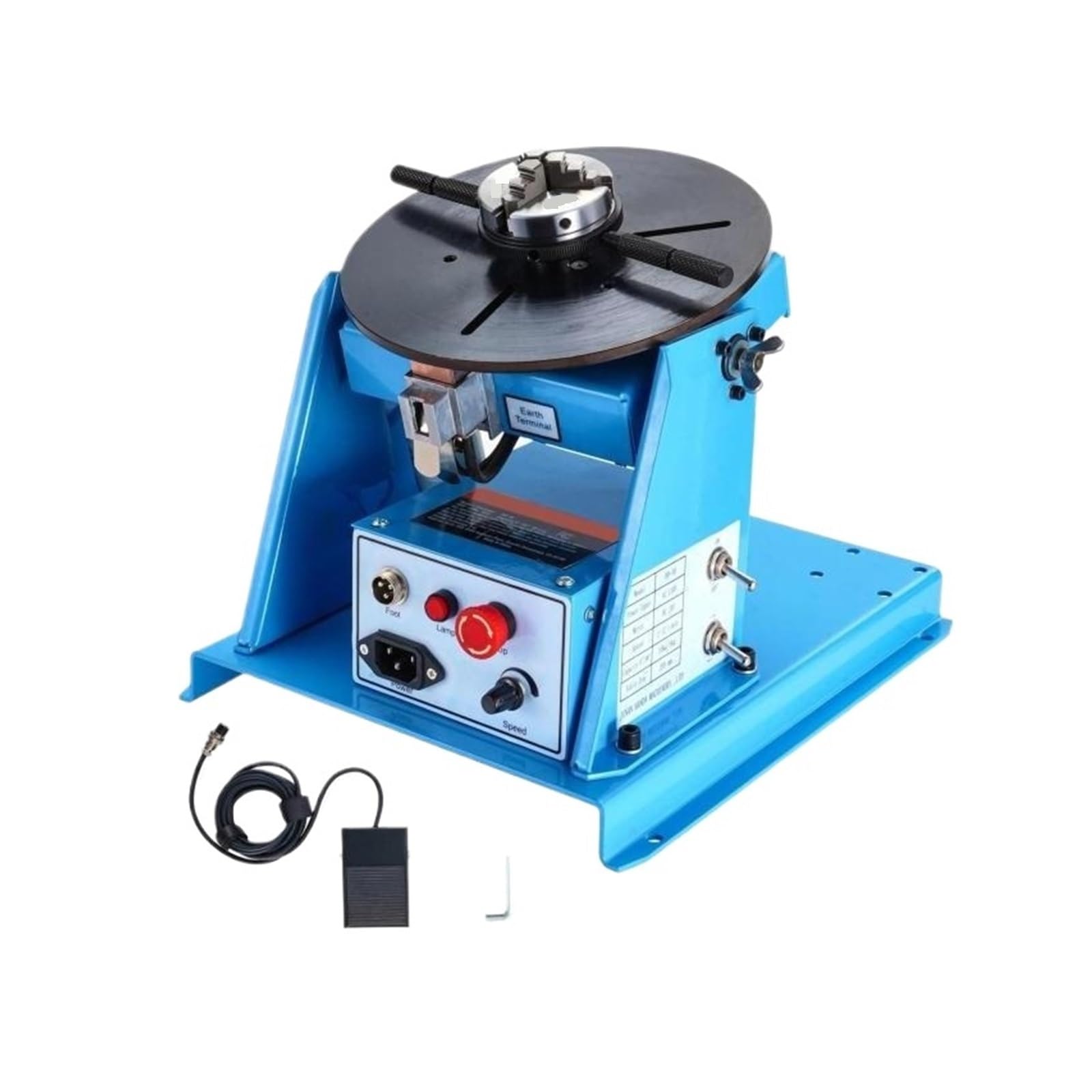 Rotary Welding Positioner 10KG Turntable Table Portable Welder Positioning Machine Cutting Grinding Assembly Testing Smooth Rotation