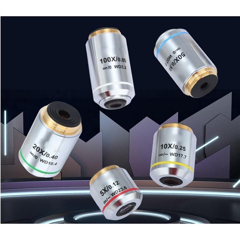 Ricambi per Microscopi da Laboratorio Microscopio metallurgico LMP 5X 10X 20X 50x 100X Lente for microscopio LWD