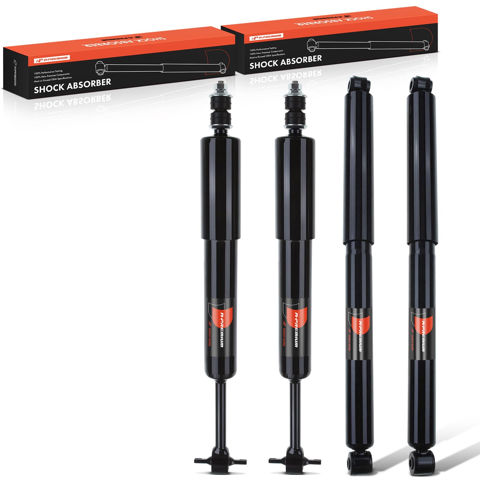 Amazon.com: A-Premium Front and Rear Shock Absorbers, Set of 4