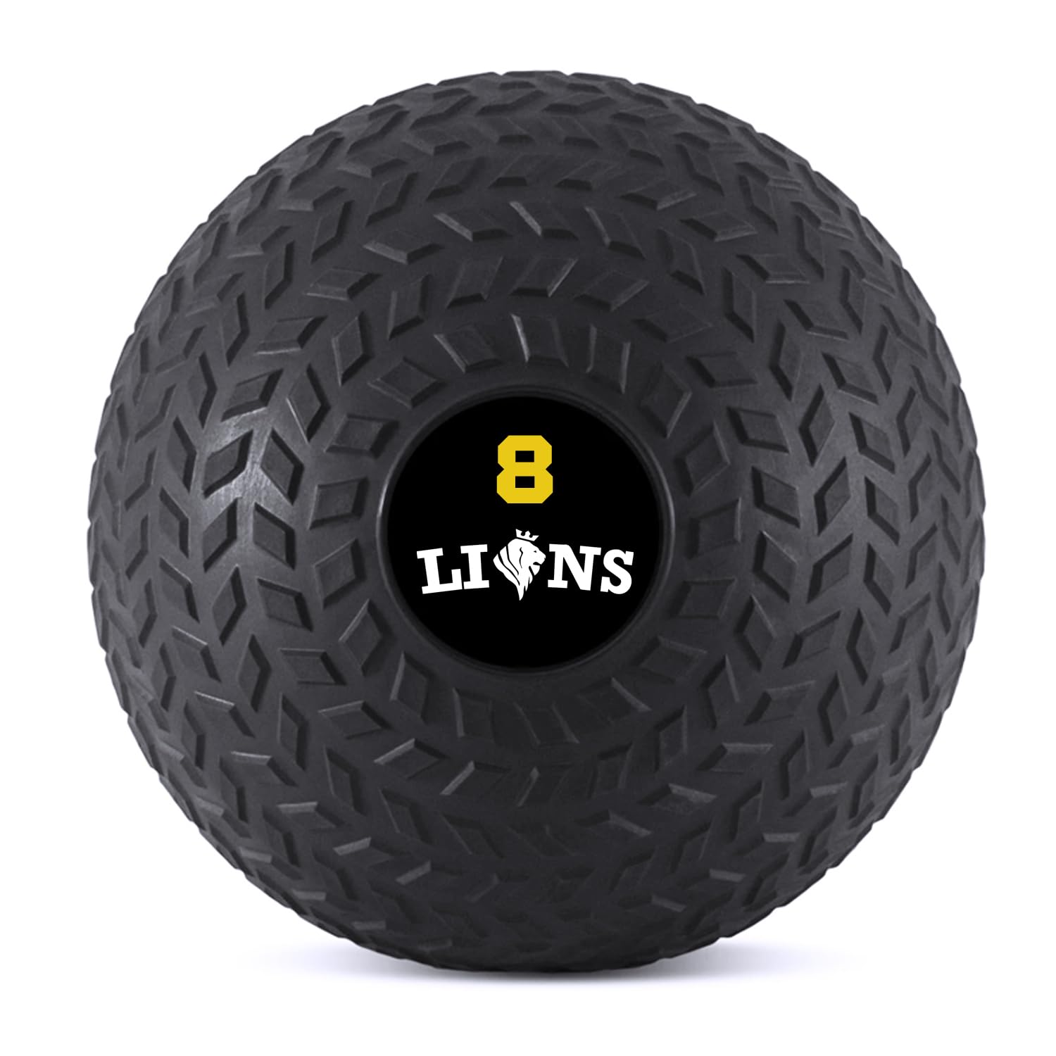 Lions 8kg/10kg/12kg Medicine Slam Rubber Balls Bootcamp MMA Fitness Strength Training No Bounce Ball (8kg)