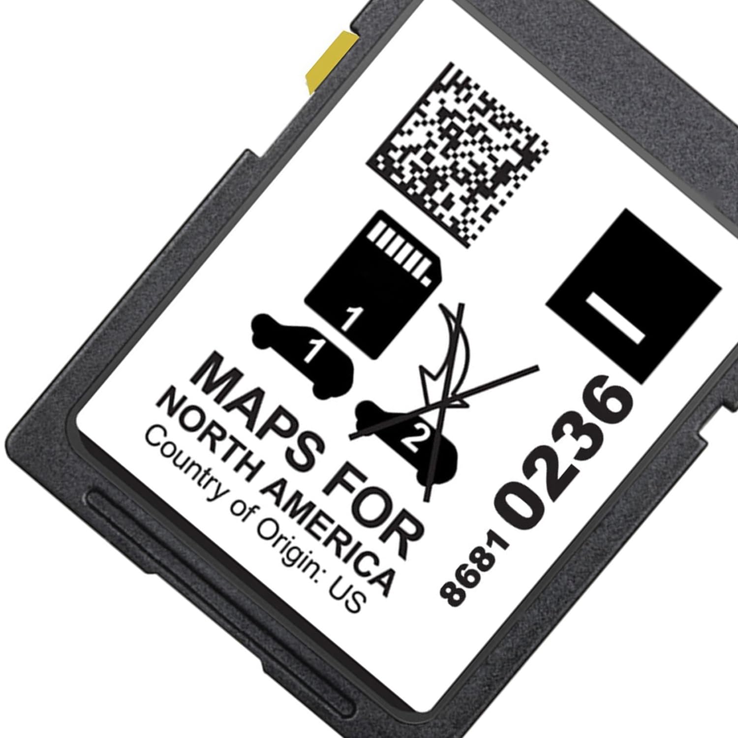 Tarjeta de NavegacióN de Mapas MáS Reciente de 2023 86810236 para Cadili Chevry Tarjeta de Mapa Tarjeta de Memoria GPS de del Norte