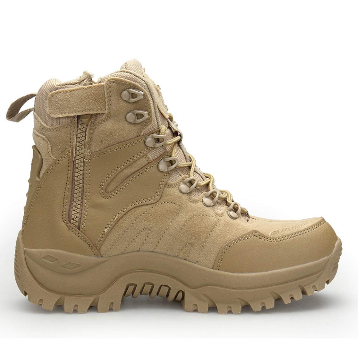 AONEGOLD Hommes Bottes de Randonnée Tactiques Militaires de Combat Bottes Chaussures de Trekking extérieures Respirantes Antidérapant