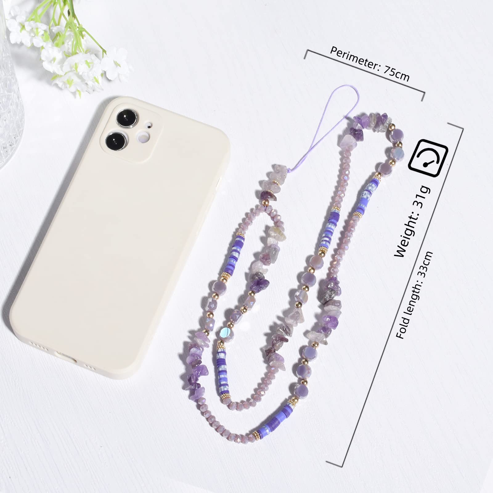 Fycyko Compatible Avec Bijoux De Telephone Pendentif Chaîne