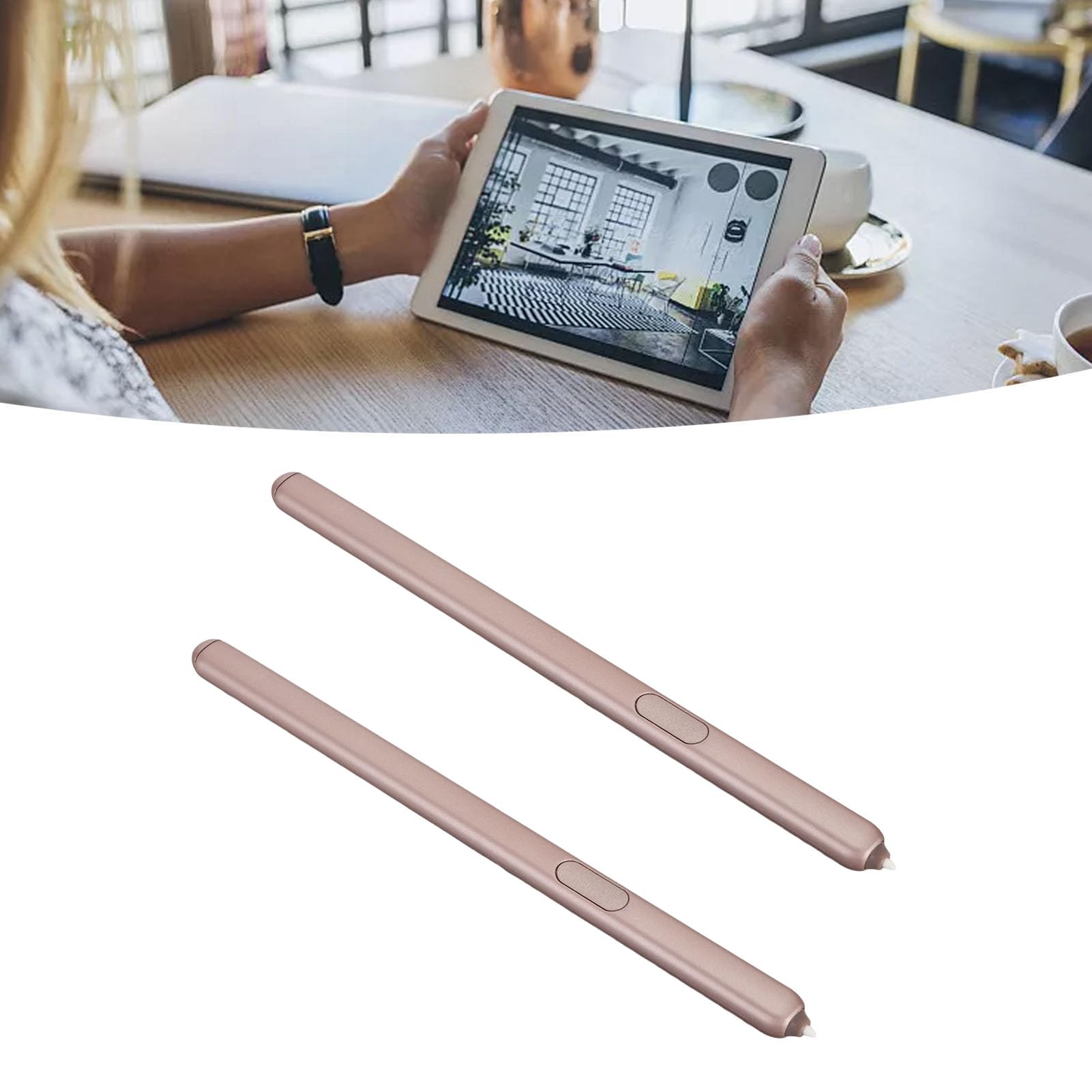 2 Penne Stilo per Touch Screen, Matita Stilo Ad Alta sensibilità con Livello di Pressione 4096, Stilo Magnetico per Tablet con Accessori, Stilo Sostitutivo per Tablet Galaxy Tab
