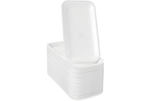 White Foam Meat Trays for Versatile Crafting and Art