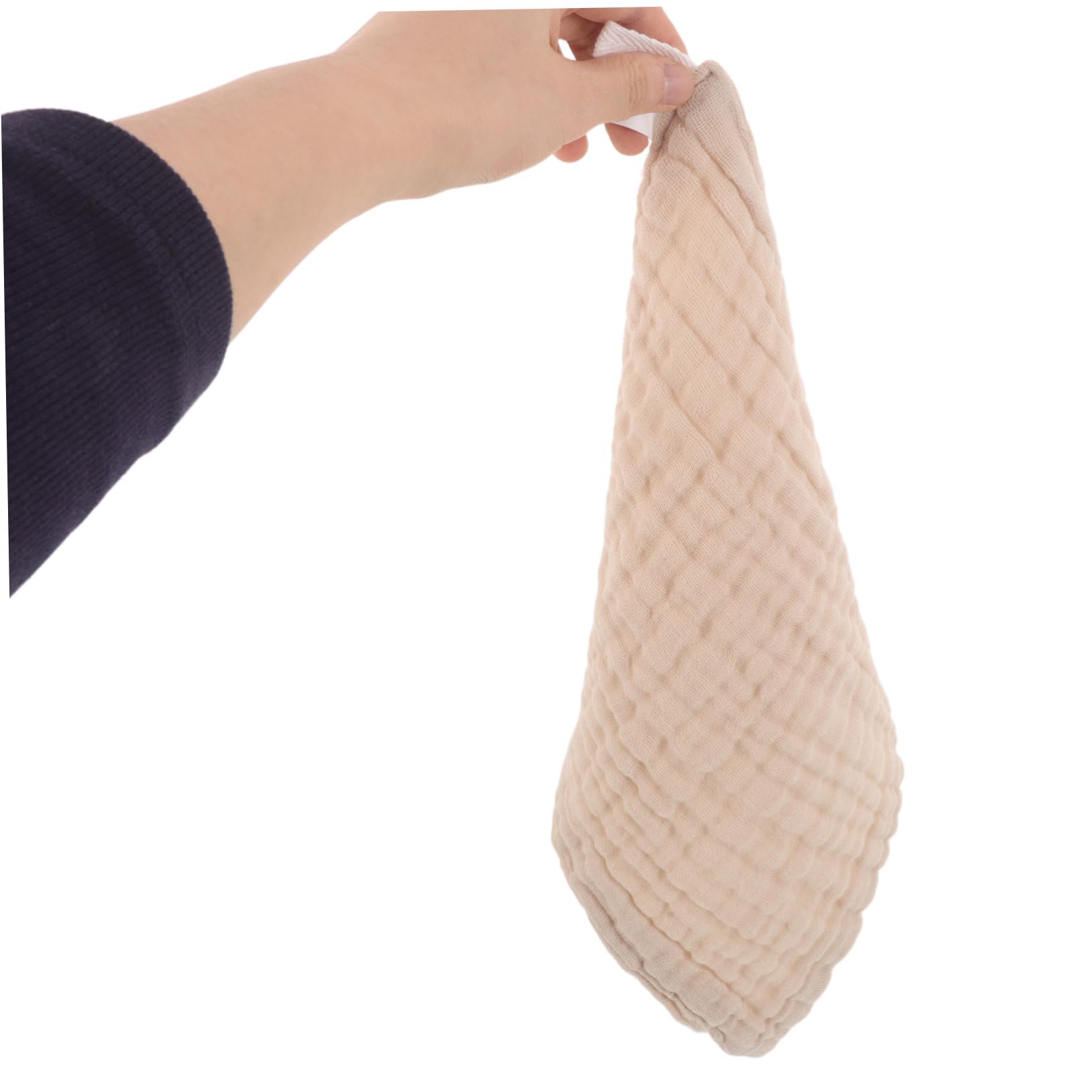 Toyvian 18 Pollici Asciugamano Viso per Neonato in Cotone a Sei Strati, 25x25 Cm, Assorbente e Lavabile in Lavatrice, per Genitori e Borsa per Pannolini