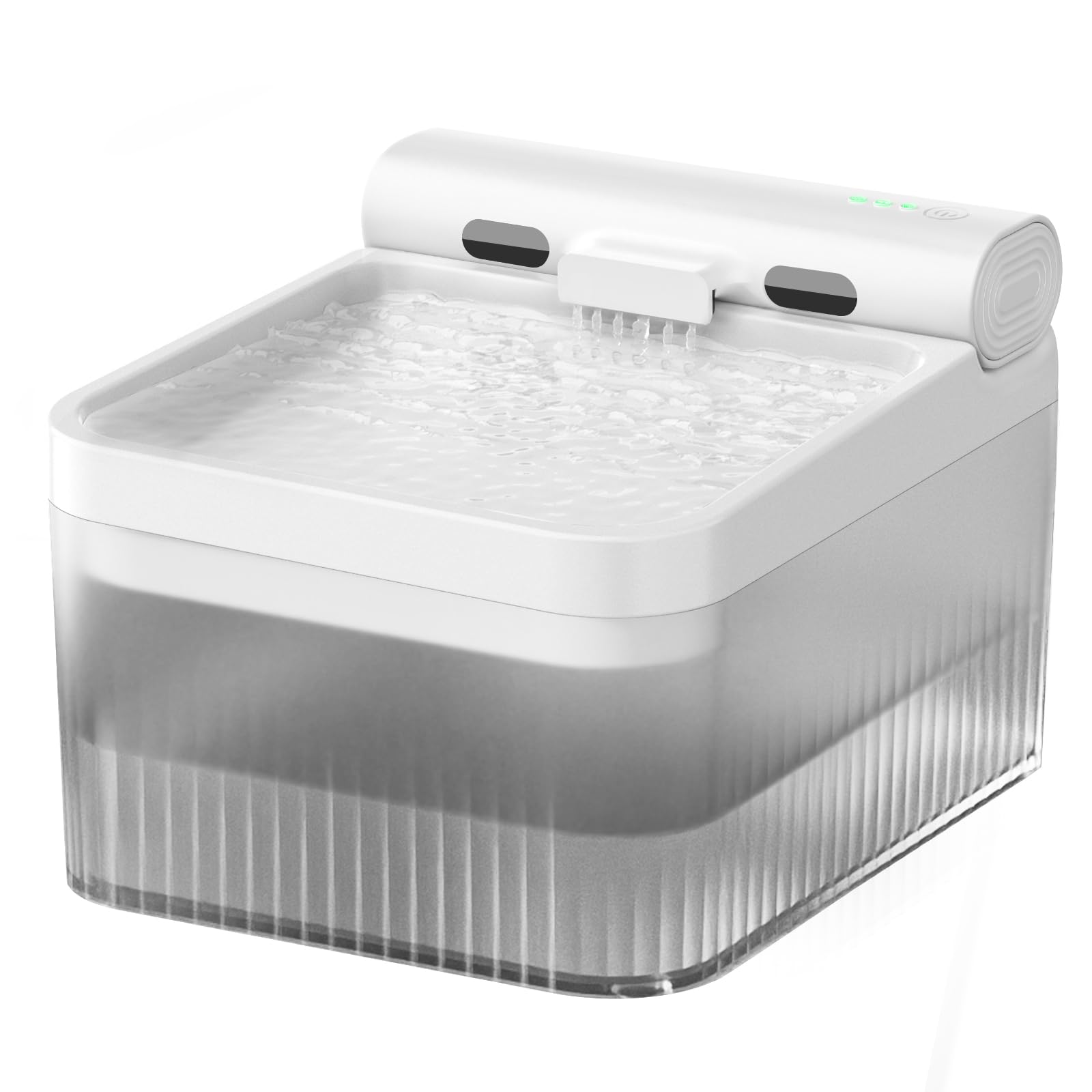 ETROBOT Fuente para Gatos 4L Fuente Gatos Fuente de Agua para Gatos Negro Bebedero Gatos Automatico Fuente Gatos con Sensor de Movimiento Security Indoor Camera