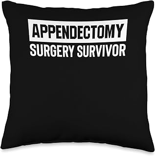 Appendectomy Surgery Survivor Recovery Throw Pillow