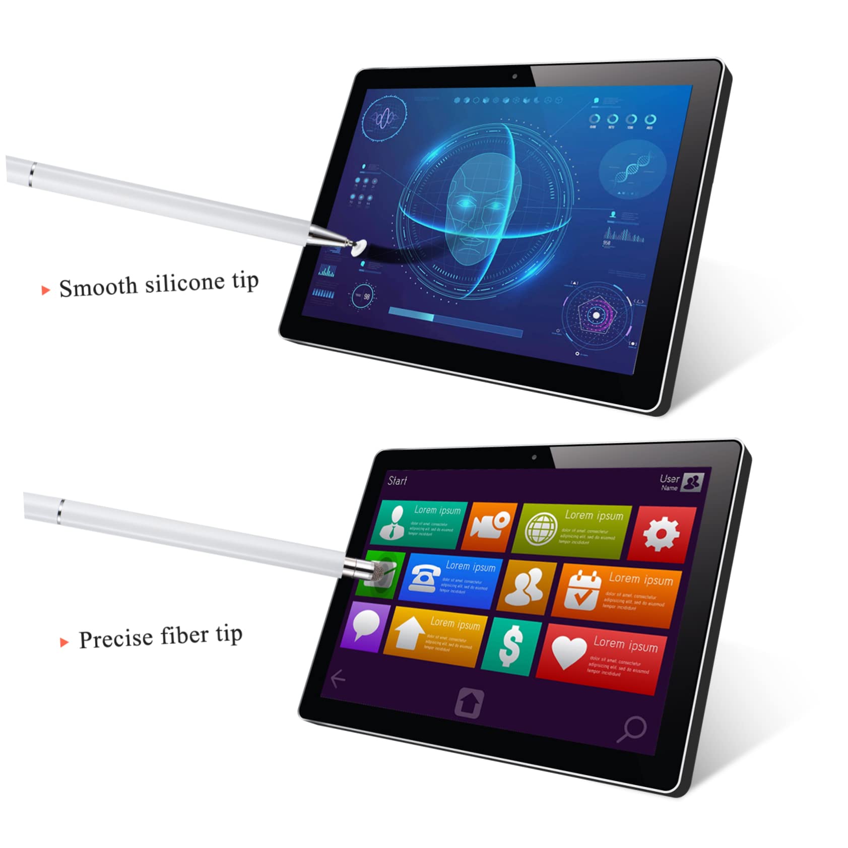 DOITOOL 4pezzi Pennini Capacitivo Per Smartphone Scrittura e Compatibile Dispositivi Touchscreen
