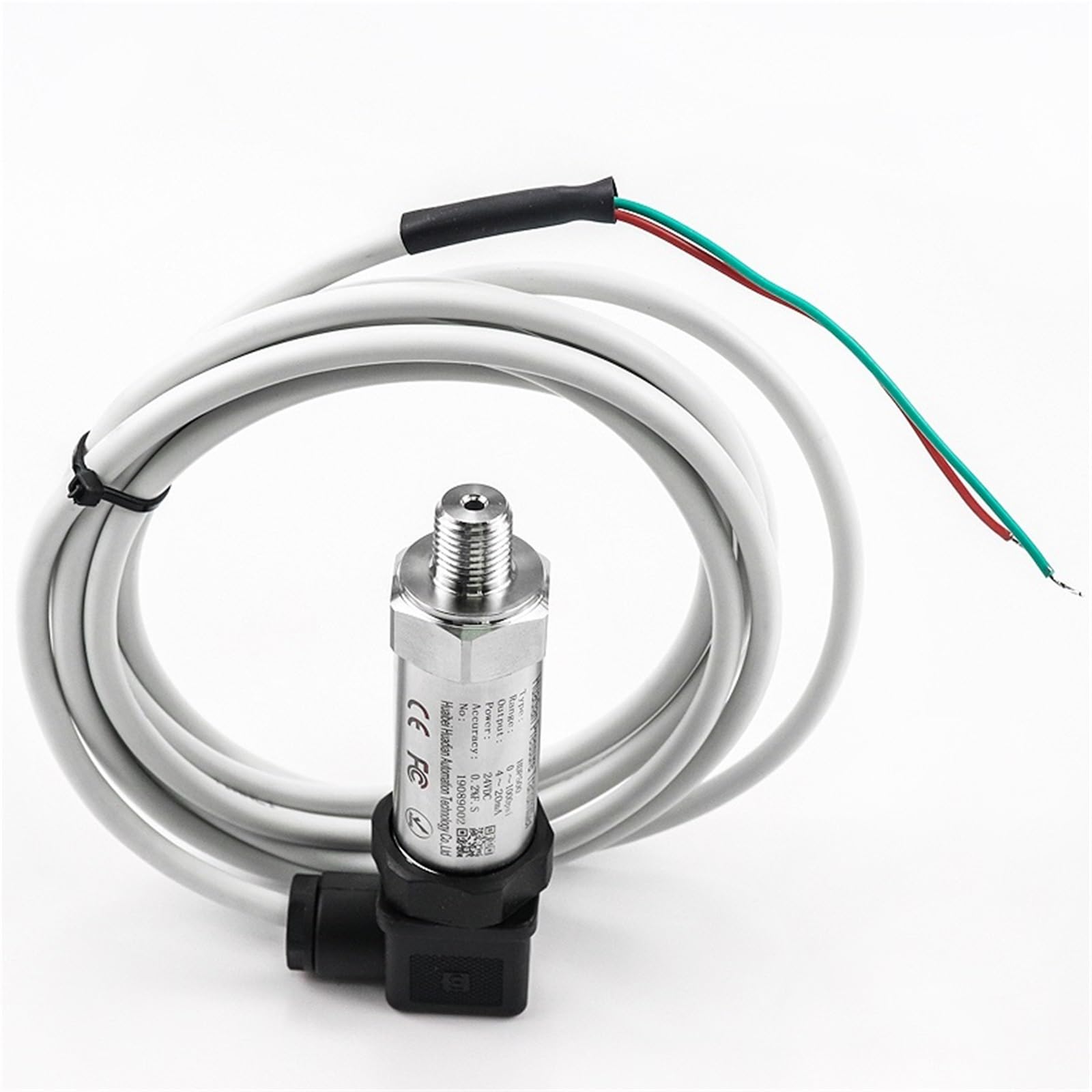 Transmisor de presión de manómetro de vacío 4-20mA 25mpa 0 5V Sensor de presión de agua absoluta de 1/4"(0-10Mpa RS485)
