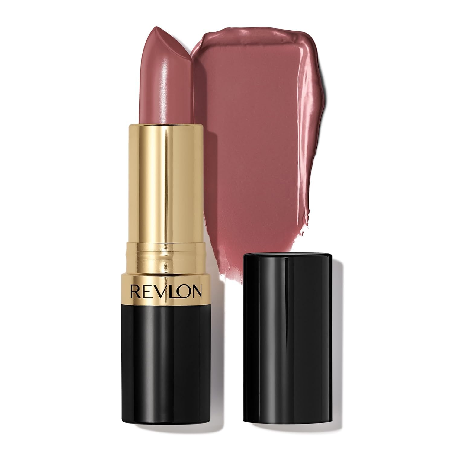 REVLON Super Lustrous Creme Lipstick, 80% Conditioning Ingredients, intance color, Waterproof, Long-Lasting, 100% Vegan Lipstick, Laidback Lilac (811), 4.25 gm