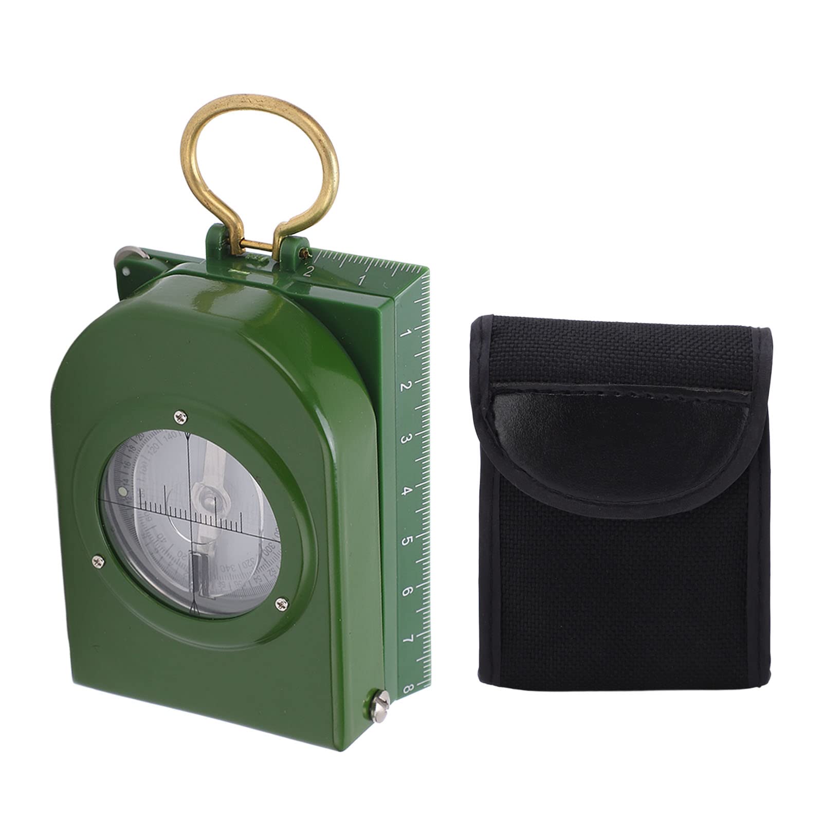 Boussole de Survie en randonnée, Boussole Lensatic avec étui de Transport, Conception entièrement scellée, réutilisable pour Le Camping, la randonnée