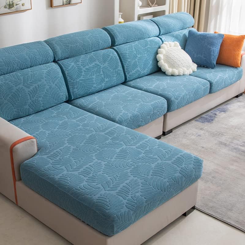 Jejiakell Funda universal resistente al desgaste, funda de cojín de sofá de 360, resistente a las manchas, de alta elasticidad, elástico y protector