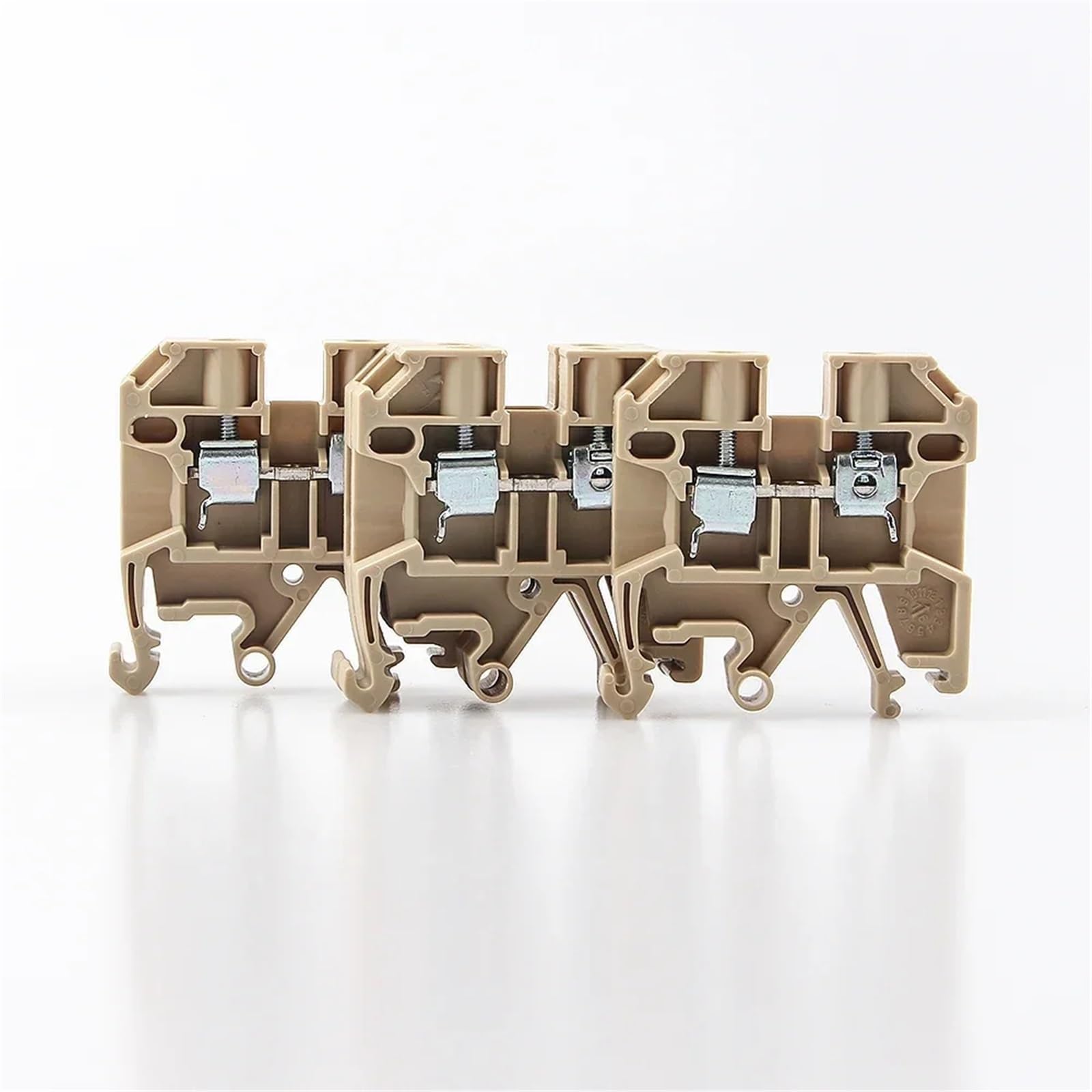 Bloques de terminales de carril Din, conectores de SAK-2.5EN, conductores de conexión de tornillo, Conductor de cable SAK2.5EN, 10 Uds.