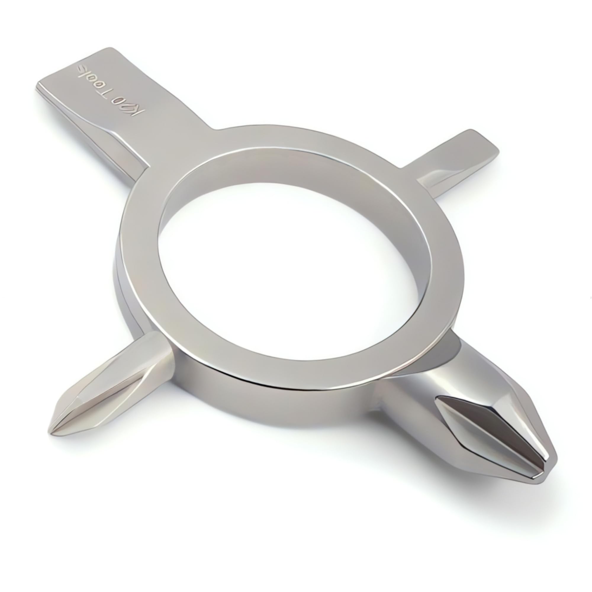 Screwdriver Keychain with Phillips and Flat Head - Tiny EDC Pocket (#1, #2)