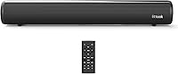 littoak 16 Inch HDMI Soundbar for Smart TV - Bluetooth, Optical, AUX, Coax, USB, Remote Control Included