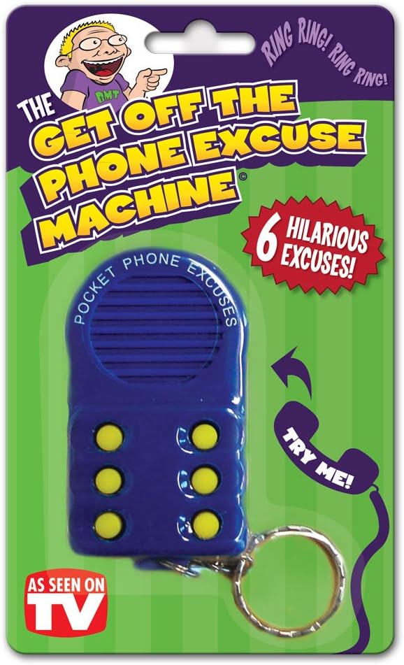 Amazon.com: BigMouth Inc Pocket Get Off The Phone Excuse Machine : Toys ...