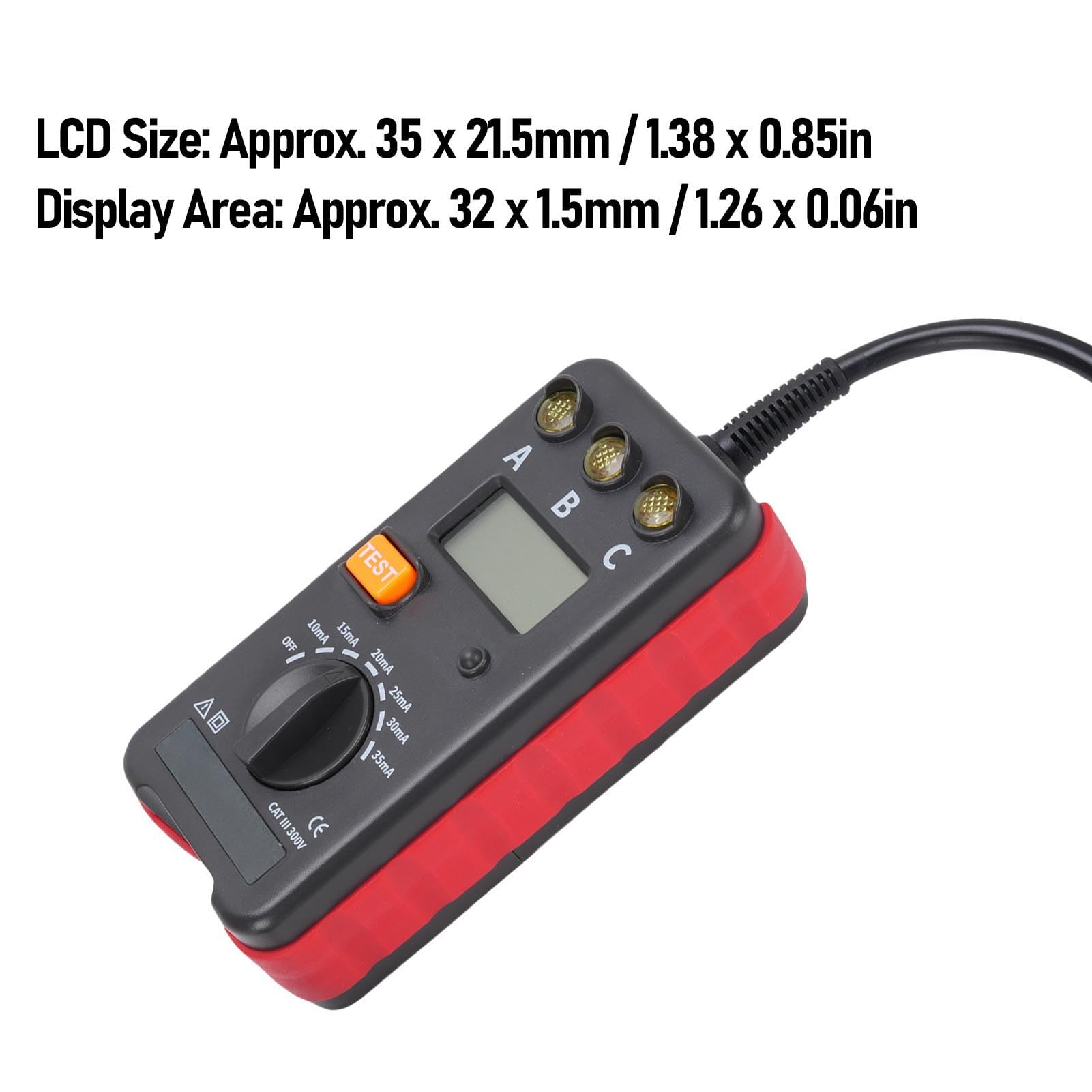 Medidor de Tiempo del Probador del Probador de Protector de Fuga (Enchufe de la UE 100-240V)