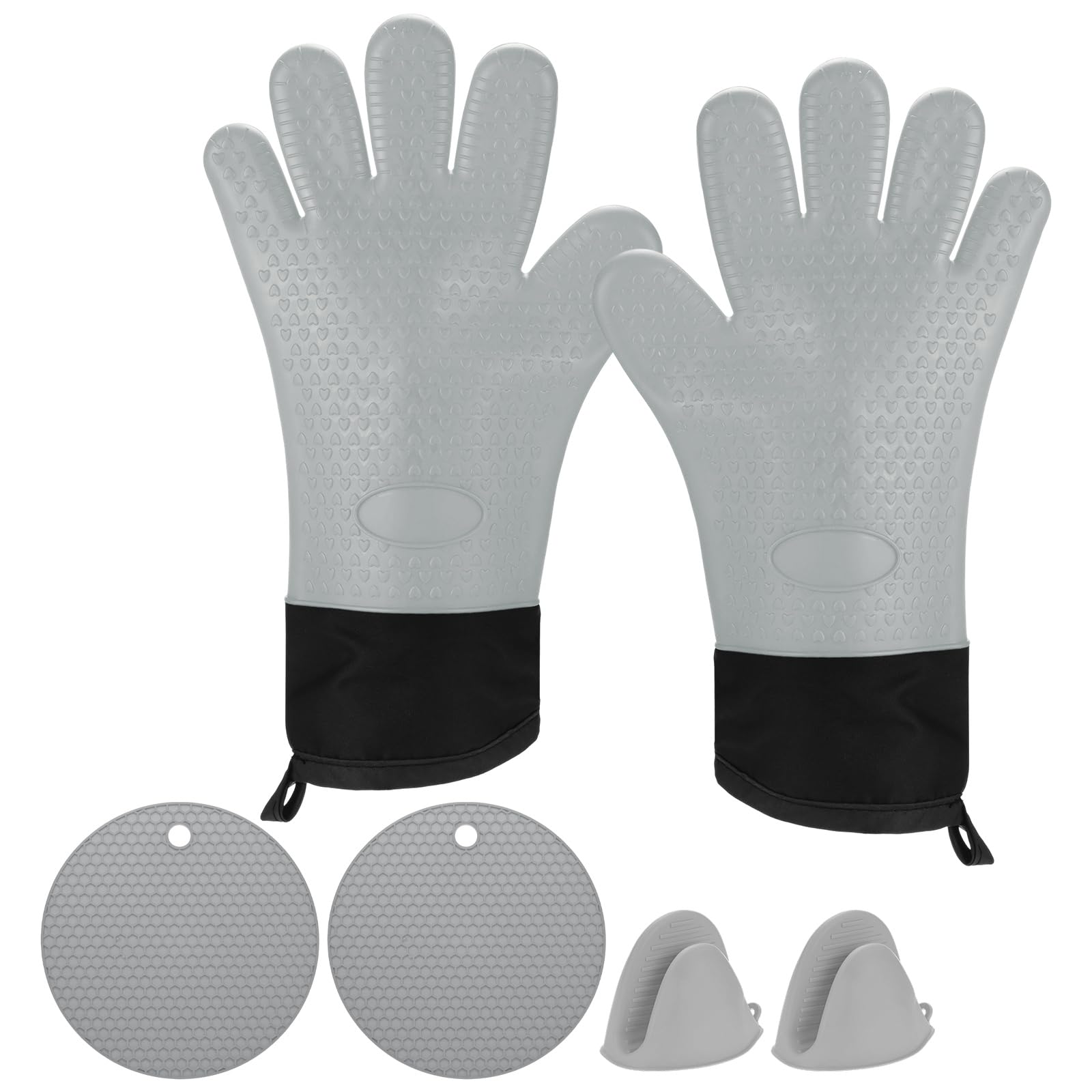 Gants de cuisine en silicone pour barbecue réussi en famille