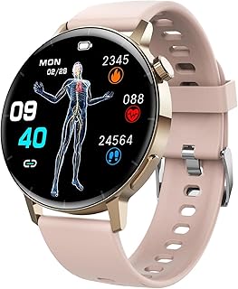WOTEG Blood Glucose Monitor Watch - Non-Invasive Glucose Monitor Wearable | IP67 Waterproof Non-Invasive Blood Glucose Test, 1.43-Inch Screen, 30 Sports Modes, Blood Oxygen Sleep Monitoring Tracking