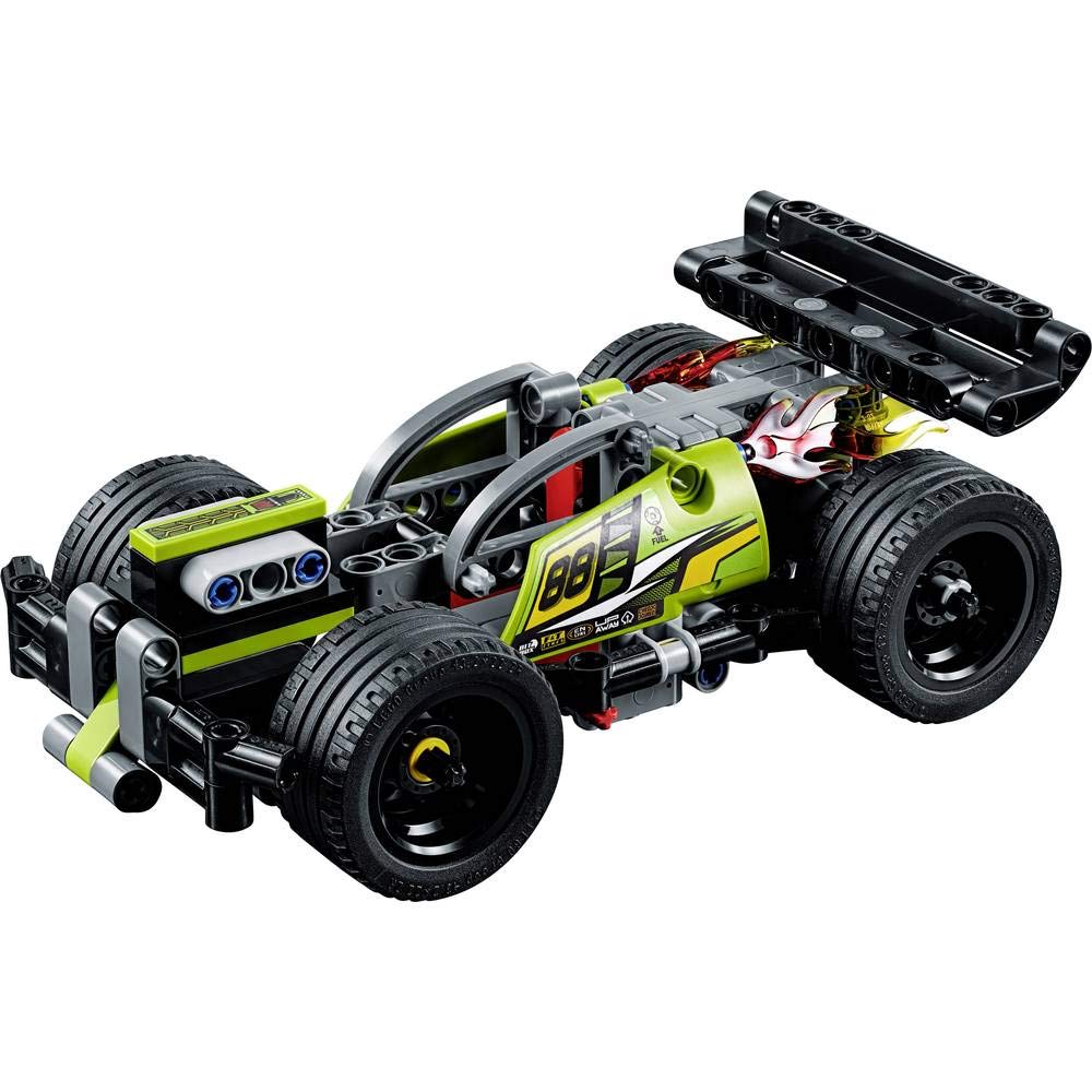 LEGO®-Technic TOUT FEU ! Voiture de course, Jeu Garçon et Fille 7 Ans et Plus, Jeu de Construction, 135 Pièces 42072