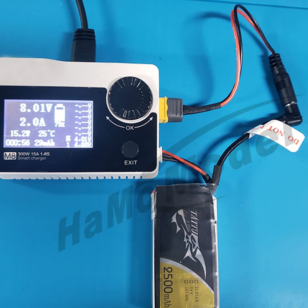 FEICHAO Ladekabel-Adapter Für FPV-Brillen – Passt Auf Fatshark, Skyzone 03 (XT60/XT30/T-Anschluss)