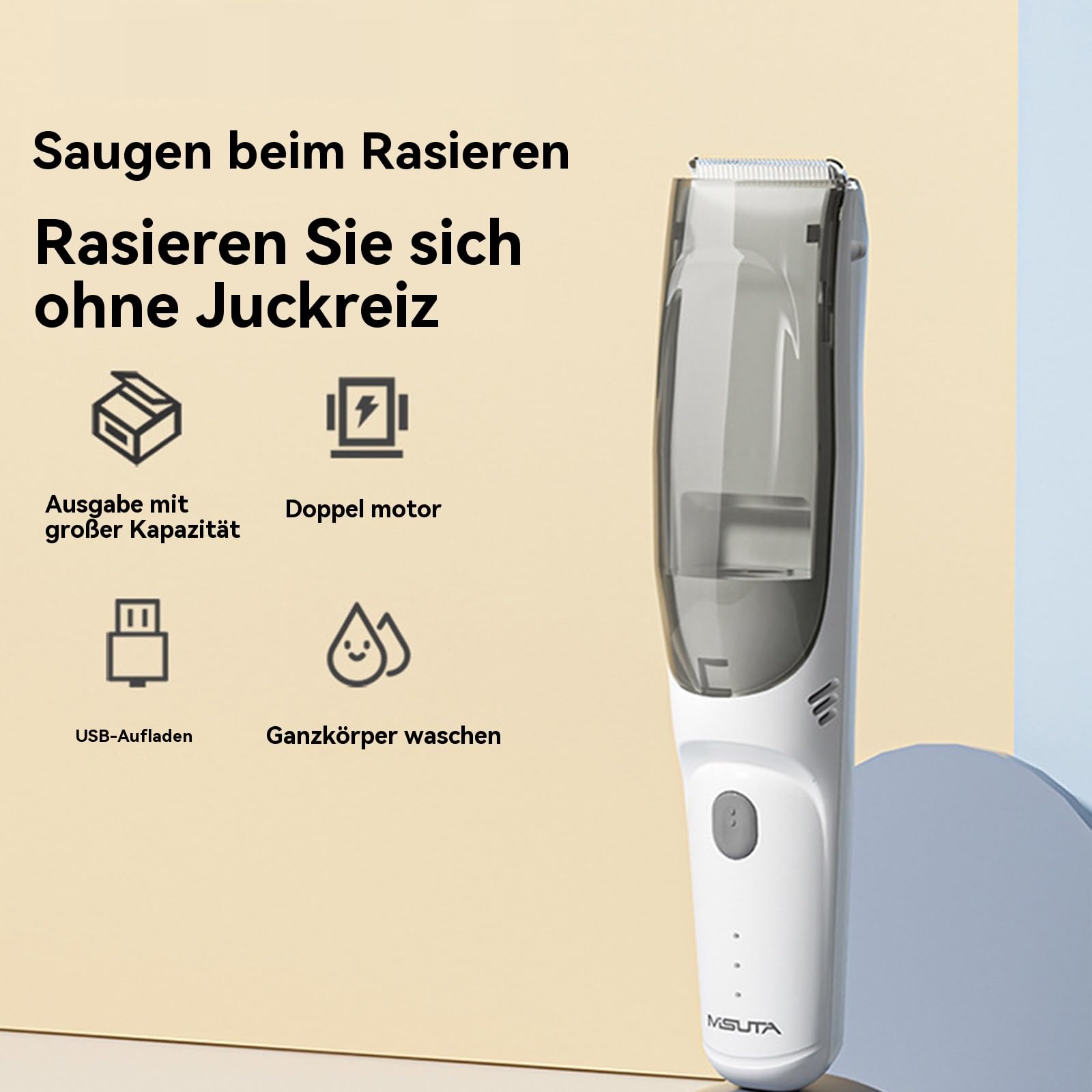 Kinderhaarschneider-Haarschneidemaschine Kinder-Professional Quiet Hair Trimmer For Children And Toddlers,Wasserdichter Und Leiser Doppelmotor (Mixc *2)
