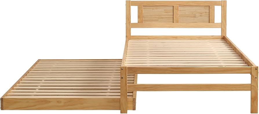 ナチュラル】親子ベッド 二段ベッド ウッドベッド ディベッド