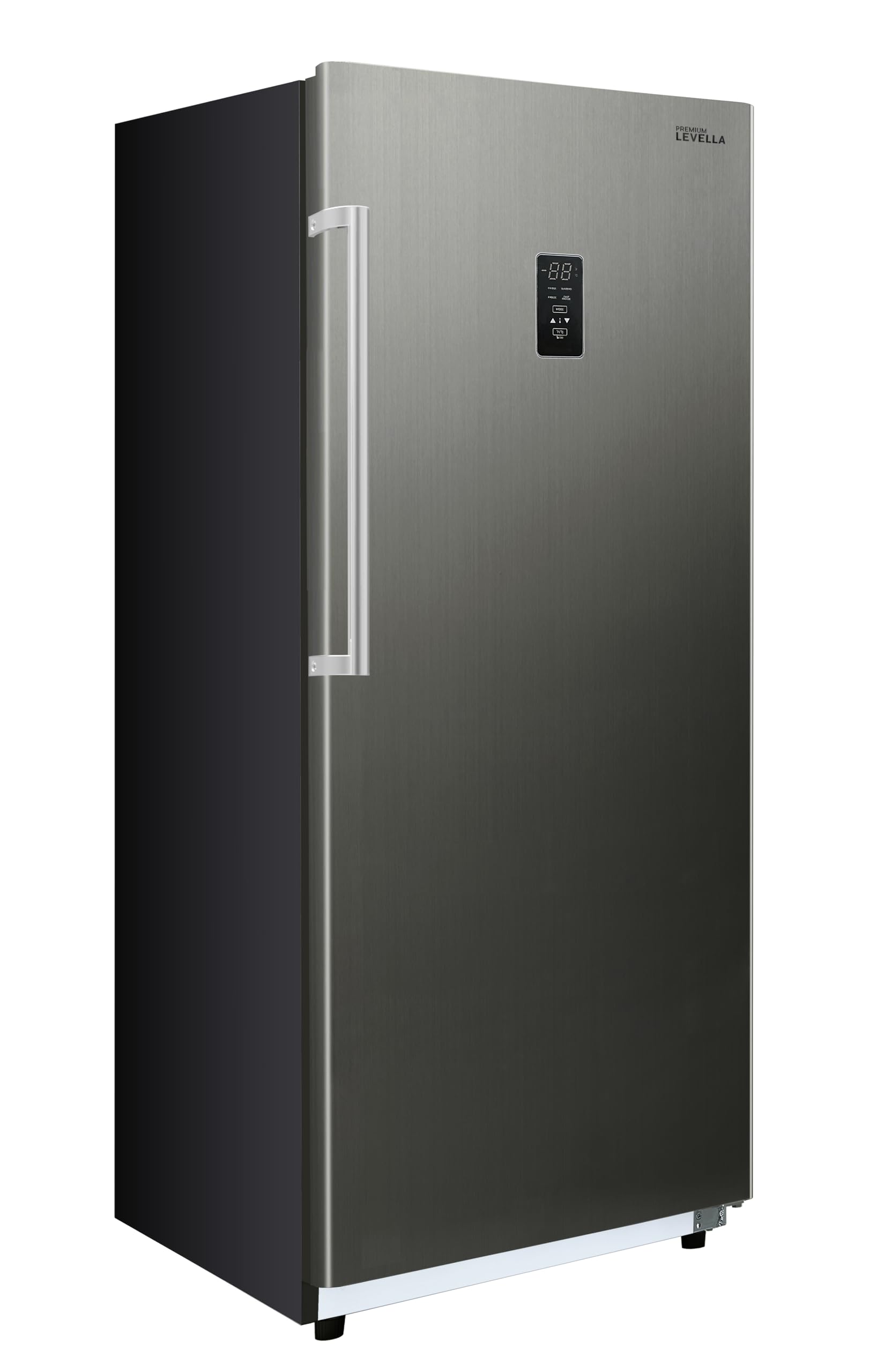 Premium Levella Pfv1406xs 14 Cu. Ft. Frost Free Upright Freezer In Silver on Fridge.com - View 2