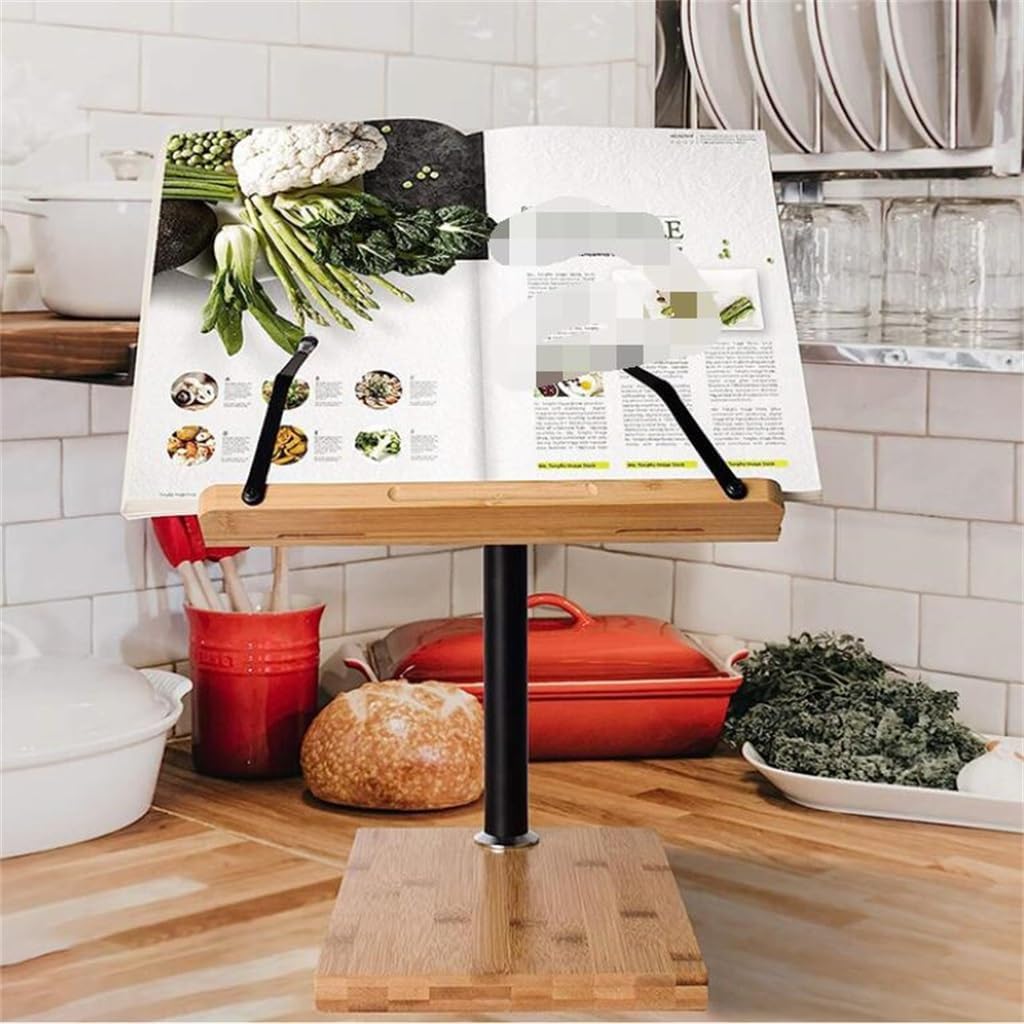 Reading Bookshelf, Wooden, Desktop Support, Adjustable Lifting and Lowering Piano Score Rack