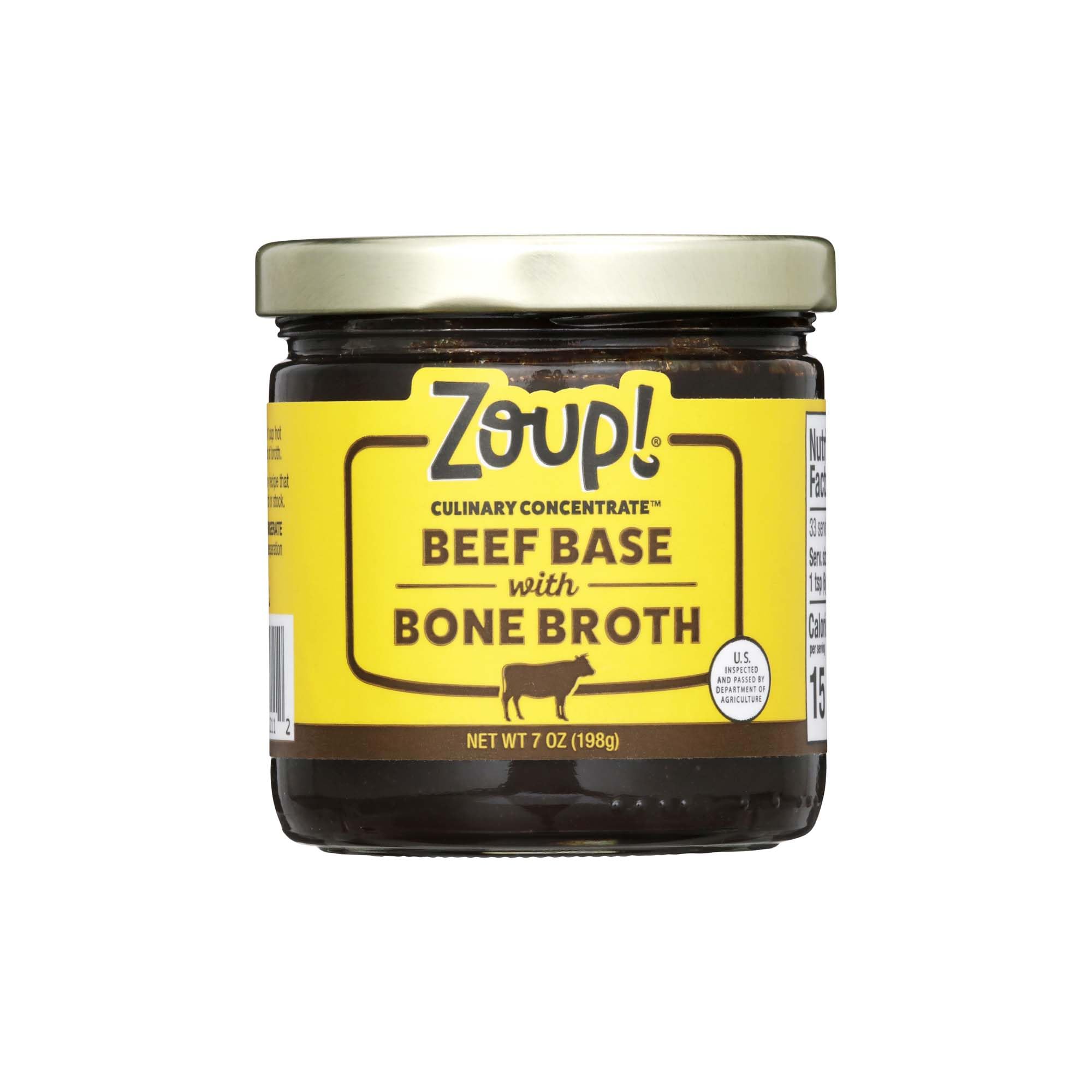 Zoup! Good, Really Good Beef Bone Broth Culinary Concentrate - Keto-Friendly, Gluten Free, Sugar Free, Non-GMO - Great for Stock, Bouillon, Soup Base or in Gravy - 1-Pack (8 oz)