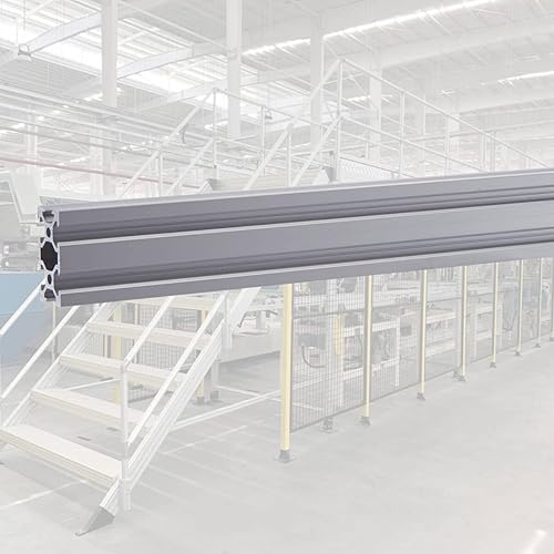 Miniatura 5 de 2 piezas de extrusión de aluminio 2040 con ranura en V de 19.685in, riel lineal anodizado estándar europeo para piezas de impresora 3D y CNC DIY