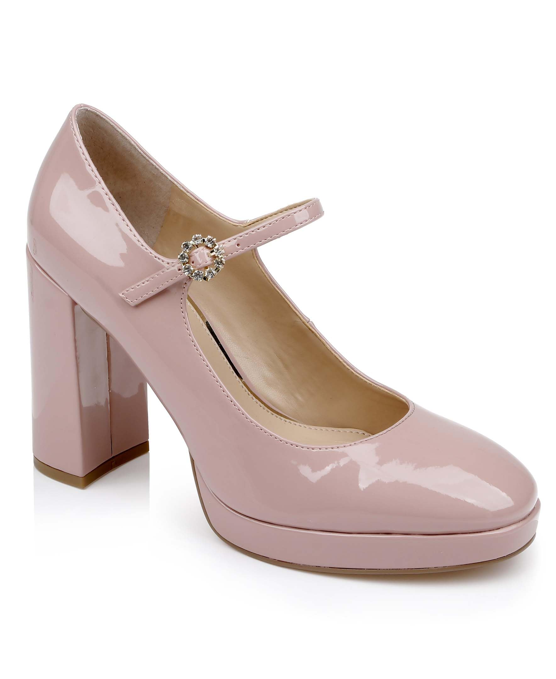 Photo 1 of Jewel Badgley Mischka Trisha Mary Jane Platform Pumps in Patent Leather