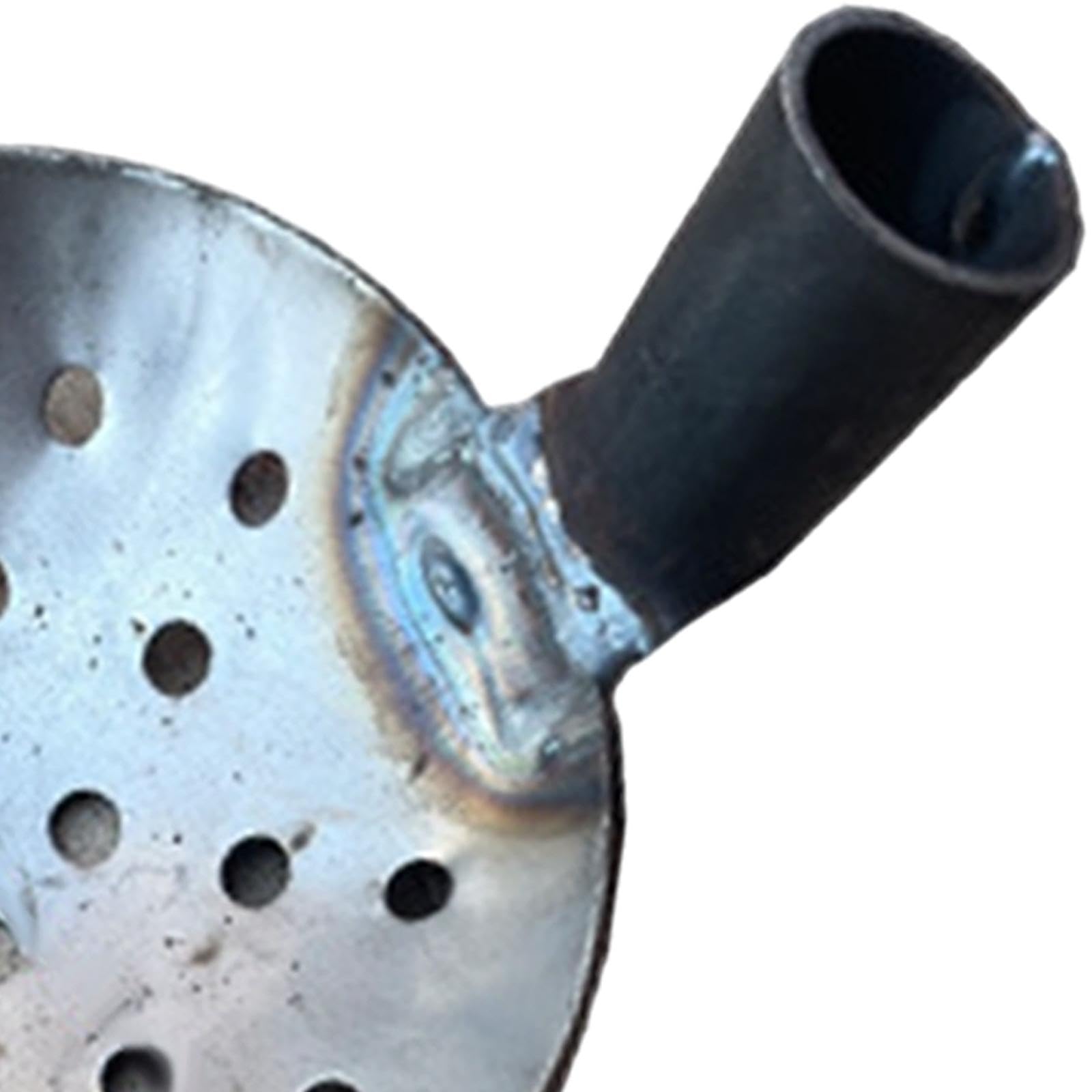 Outil de Fosse septique, louche à Eau pour eaux usées, Multi-utilisé pour l'arrosage, tamisage, cuillère de Nettoyage, Robuste pour Les puits d'eaux, 17 cm Acier