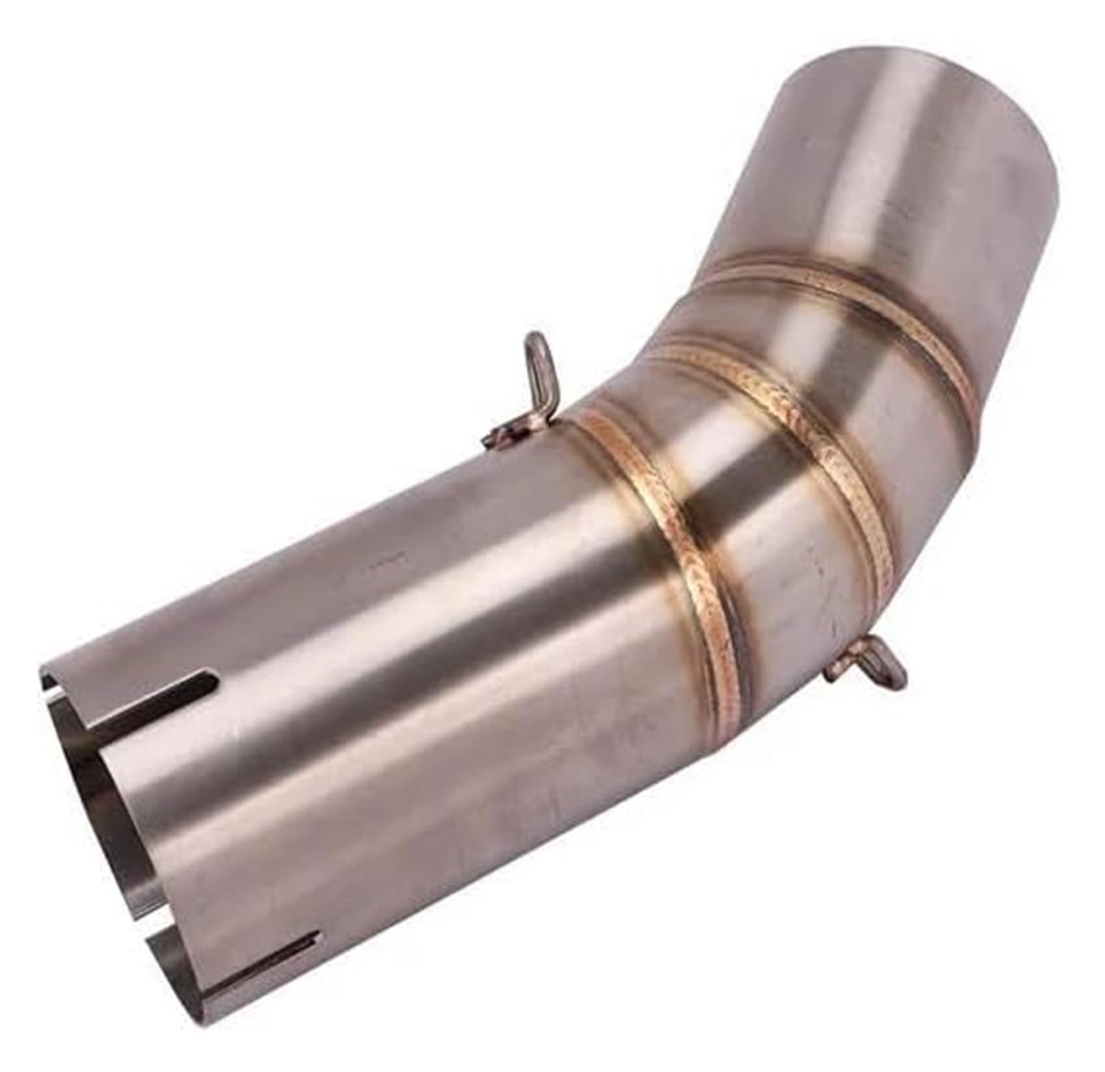 Motorrad Auspuff Tube Für Ducati Für 959 Für Panigale 60mm Motorrad Slip On Auspuff Modifizieren Mittelverbindungsrohr Verbindungsschalldämpfer Auspuffschalldämpfer
