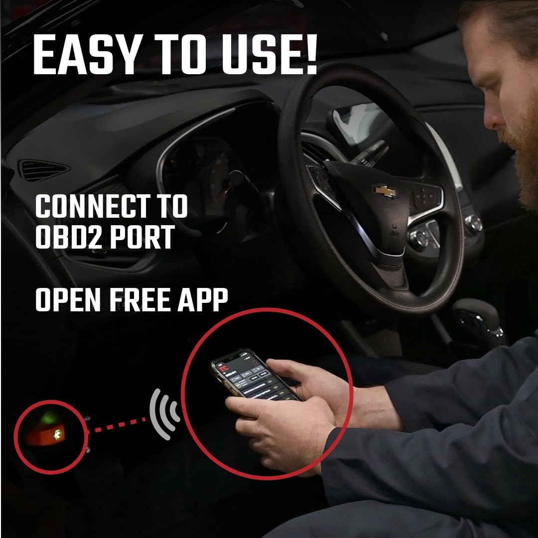 Repair Club Pro OBD II Scan-Tool für iPhone und Android - Keine Abonnementgebühr - Alle System-OBD2-Scanner Alle Fahrzeuge ab 1996