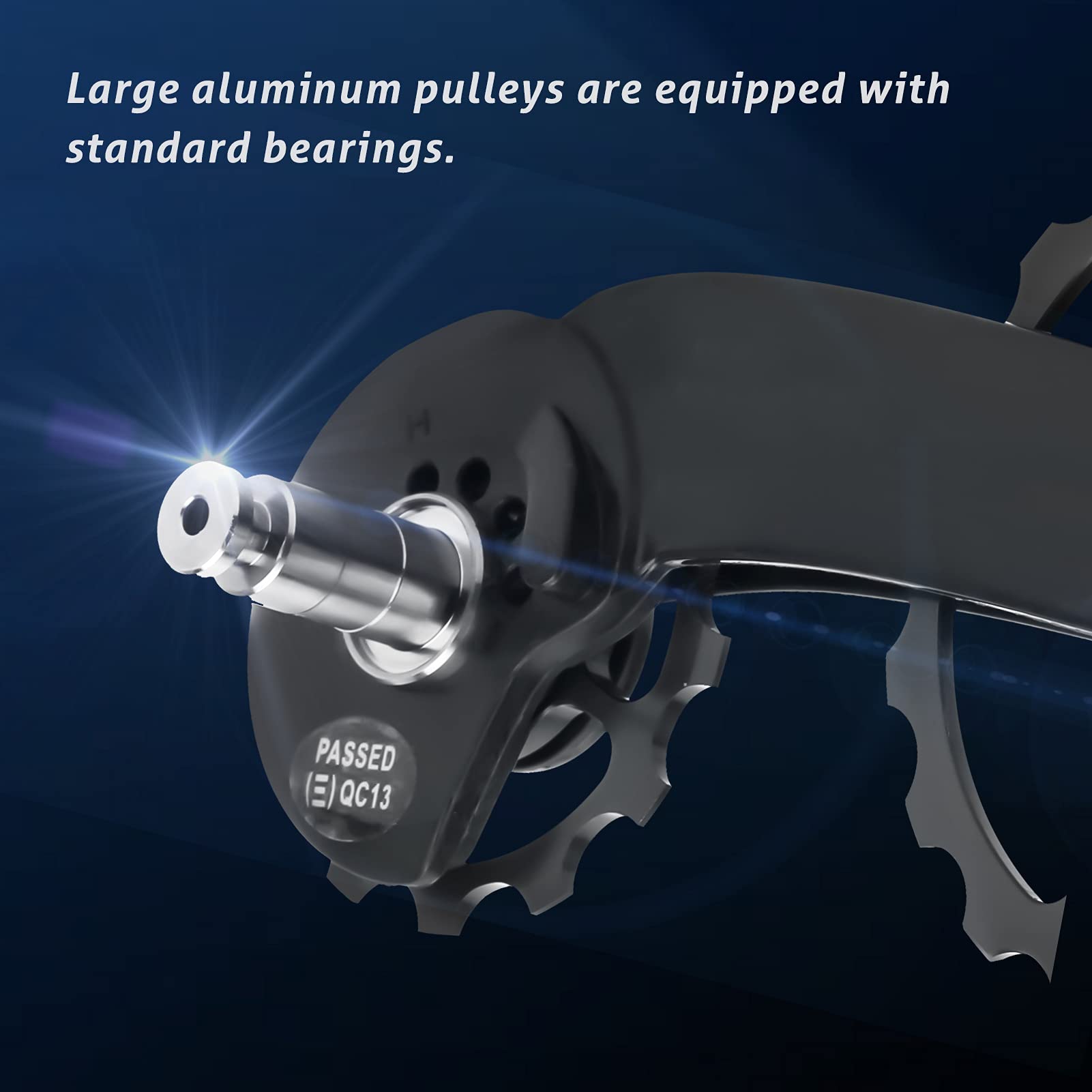 RiToEasysports Akcesoria Rowerowe, Niepowlekane Koło Prowadzące Przerzutki Tylnej ze Stopu Aluminium do Zmiany Biegów Roweru