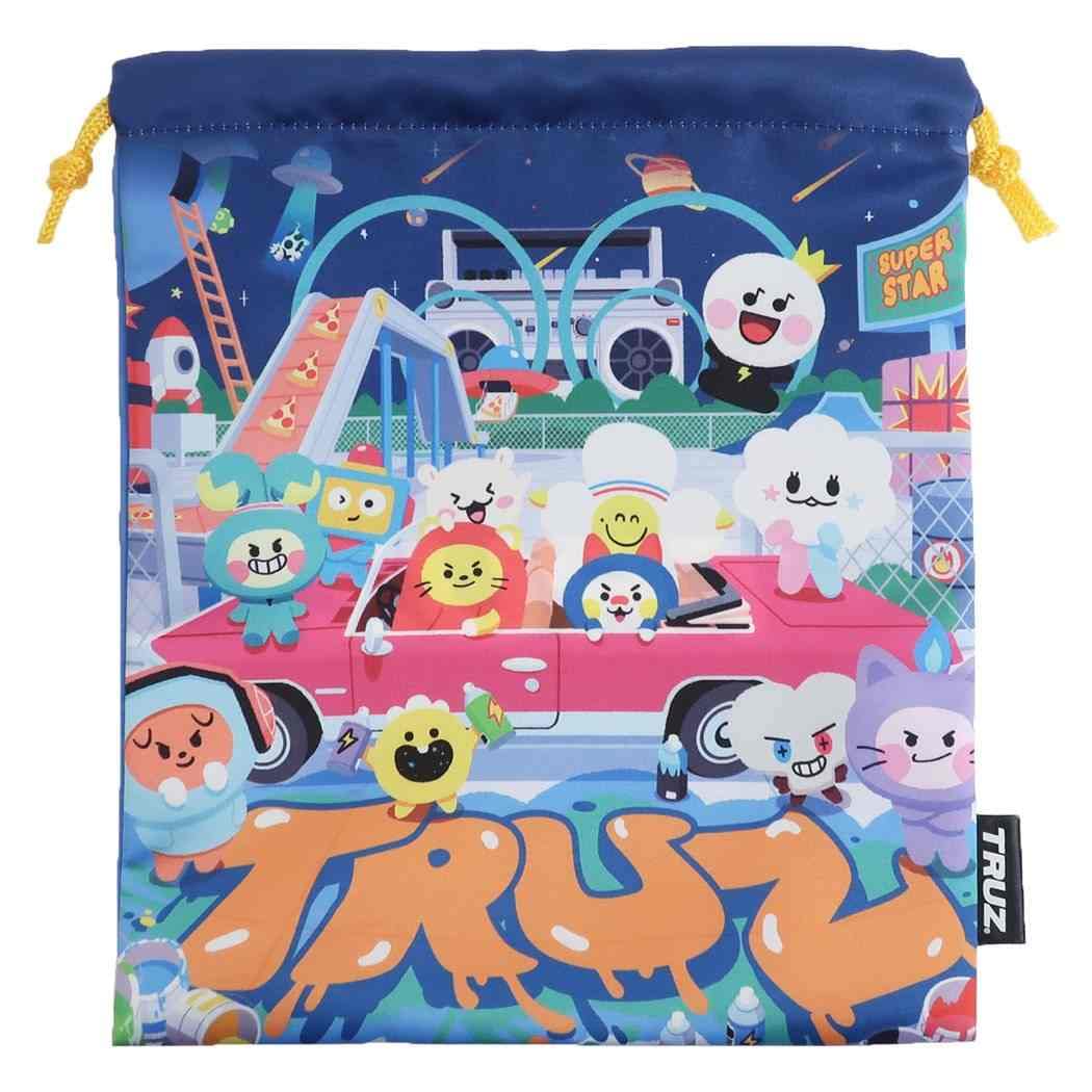 Amazon.co.jp: TRUZ[巾着袋]きんちゃくポーチ/1 LINE FRIENDS
