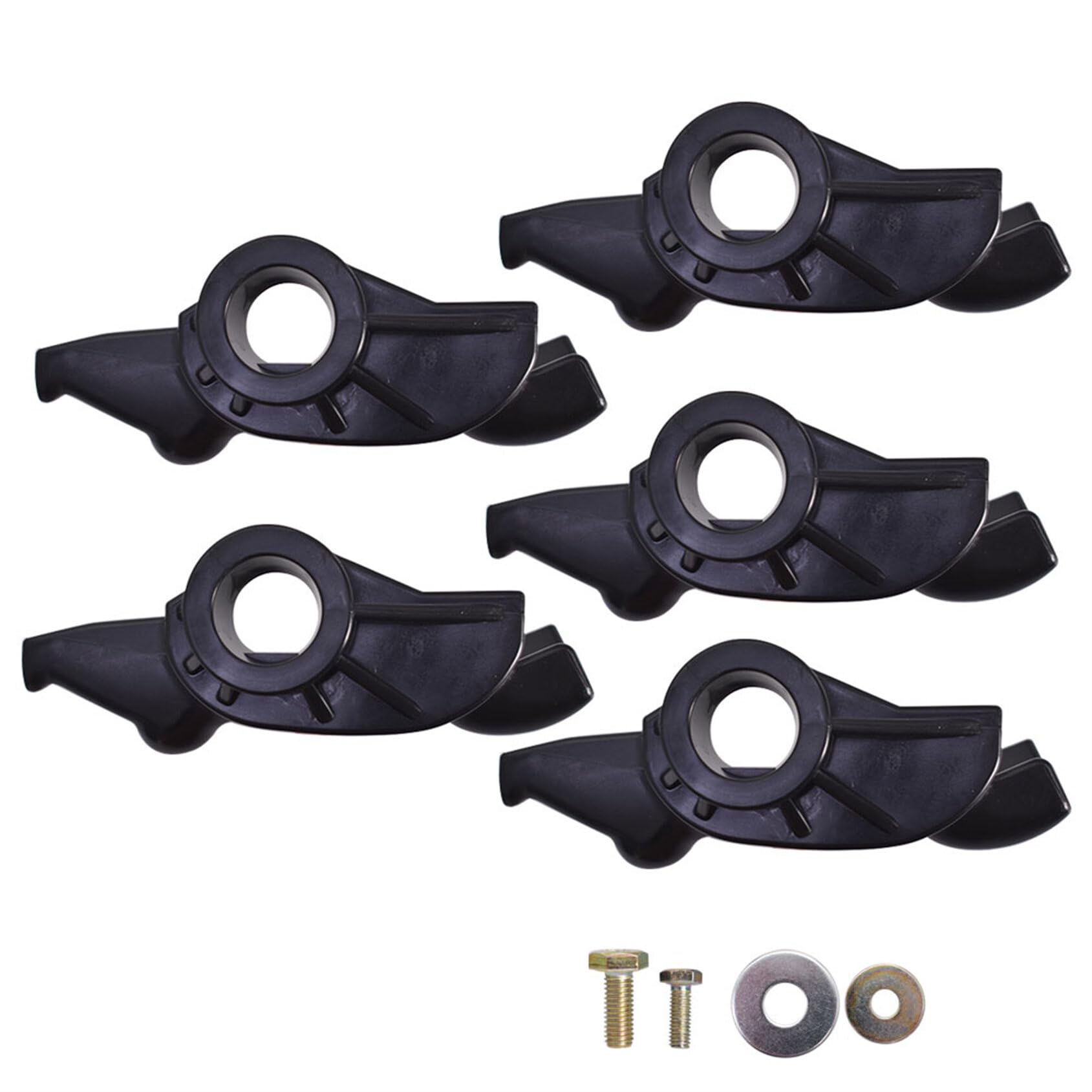 8182960 183061 - Juego de 5 cambiadores de neumáticos con cabeza de pato, herramienta de instalación y extracción de cabezal de repuesto para abrigos modelos 50 60 70 nailon plástico