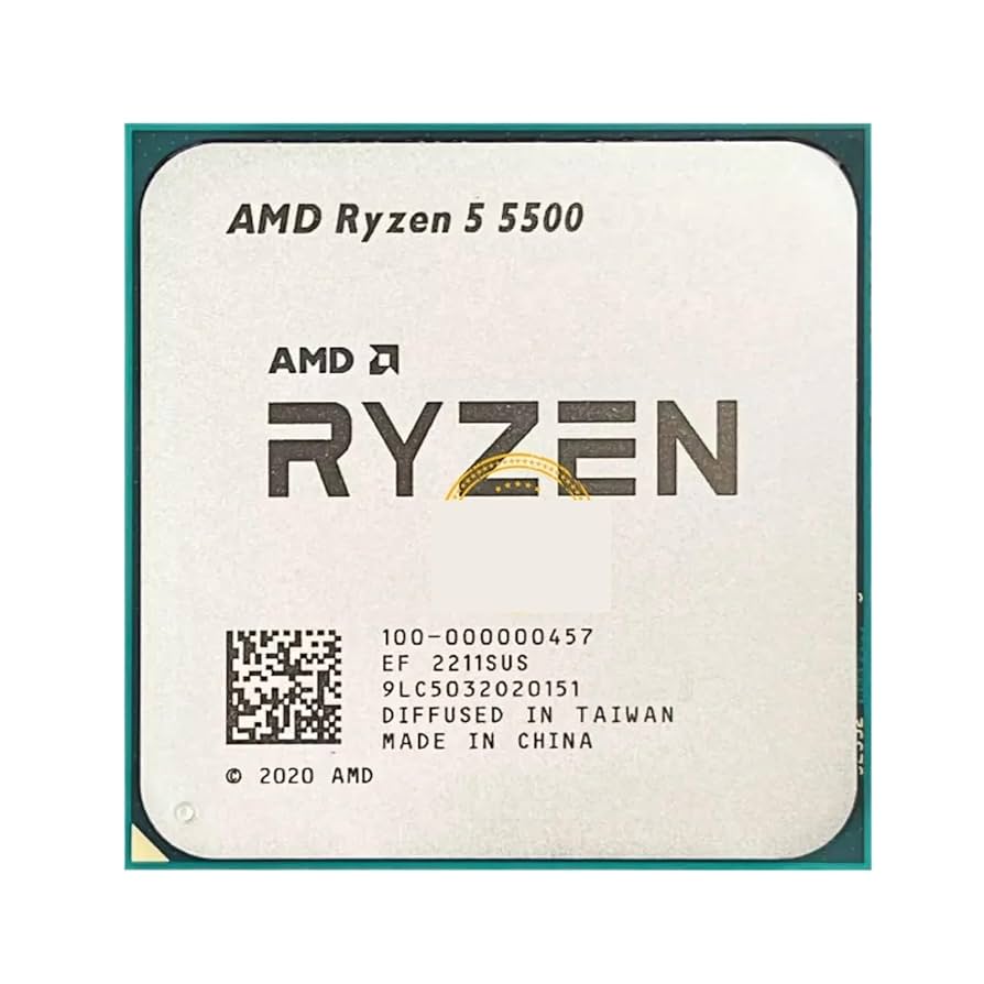 CPU Processor AMD Ryzen 5 5500 R5 5500 3.6 GHz 6-Core 12